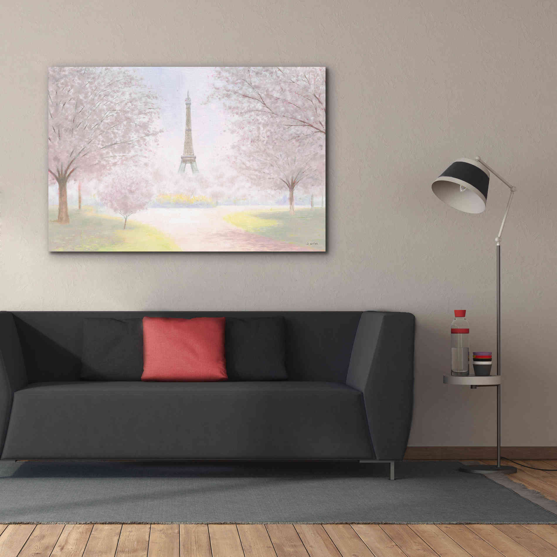 'Pretty Paris' by James Wiens, Canvas Wall Art,60 x 40