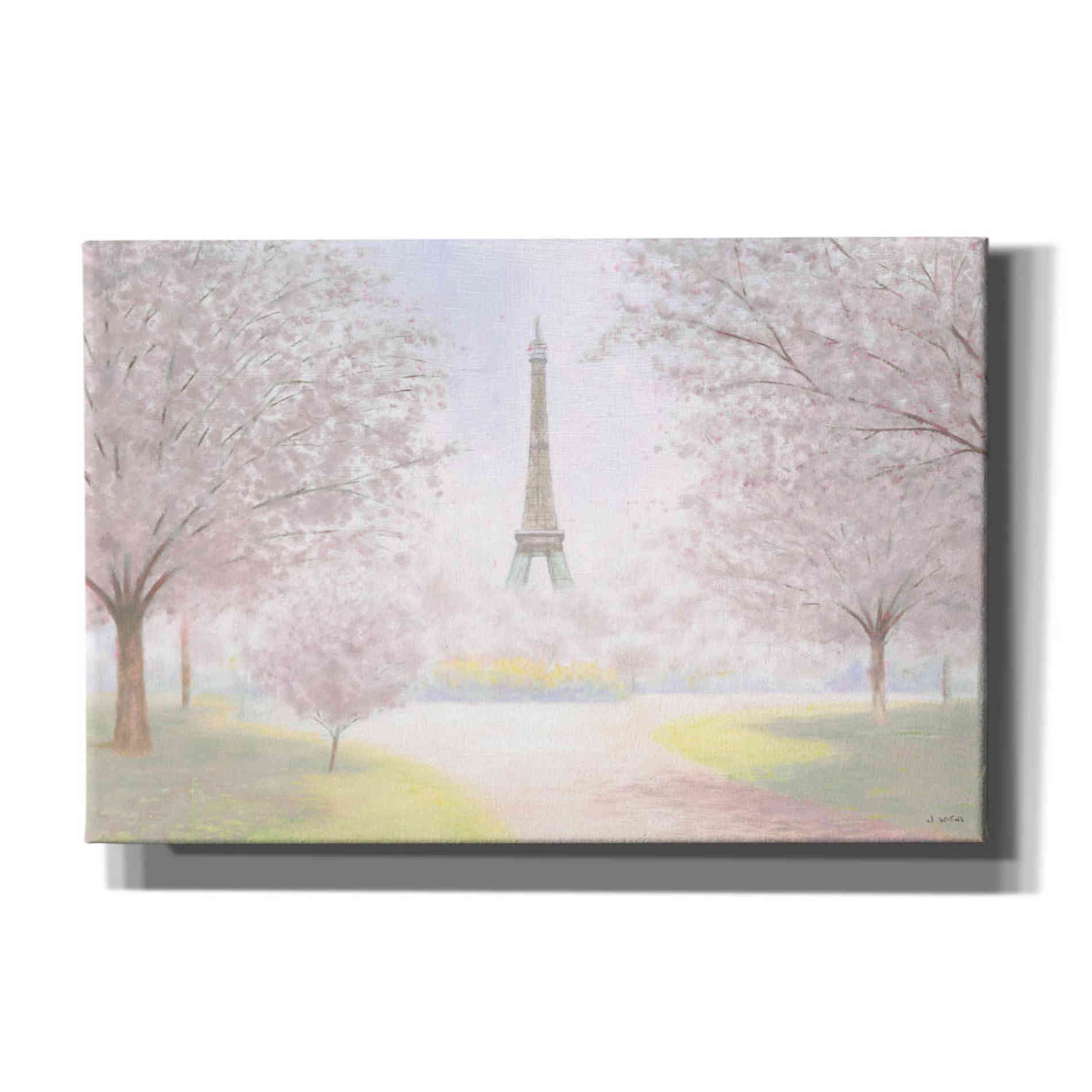 'Pretty Paris' by James Wiens, Canvas Wall Art,18x12x1.1x0,26x18x1.1x0,40x26x1.74x0,60x40x1.74x0