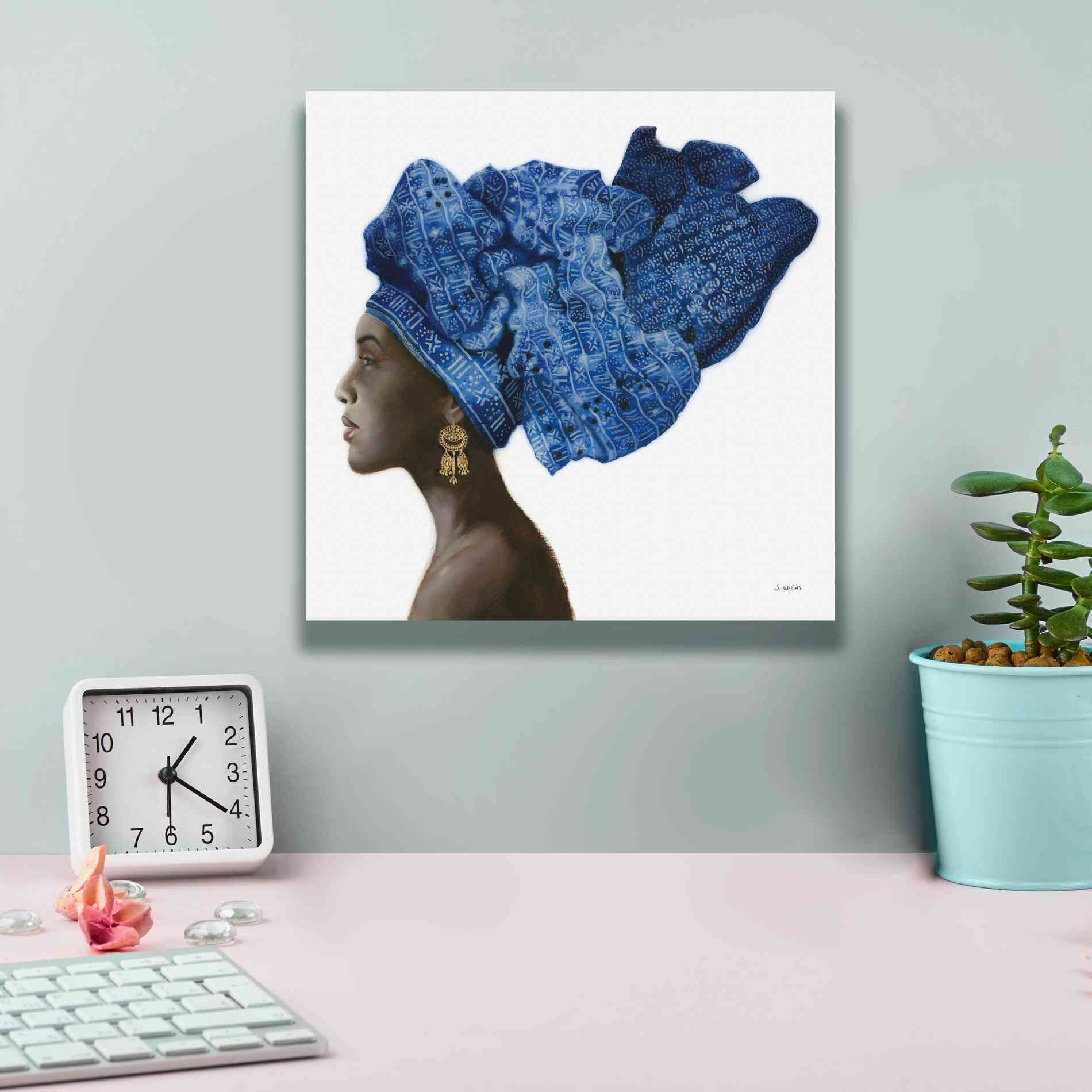 'Pure Style' by James Wiens, Canvas Wall Art,12 x 12