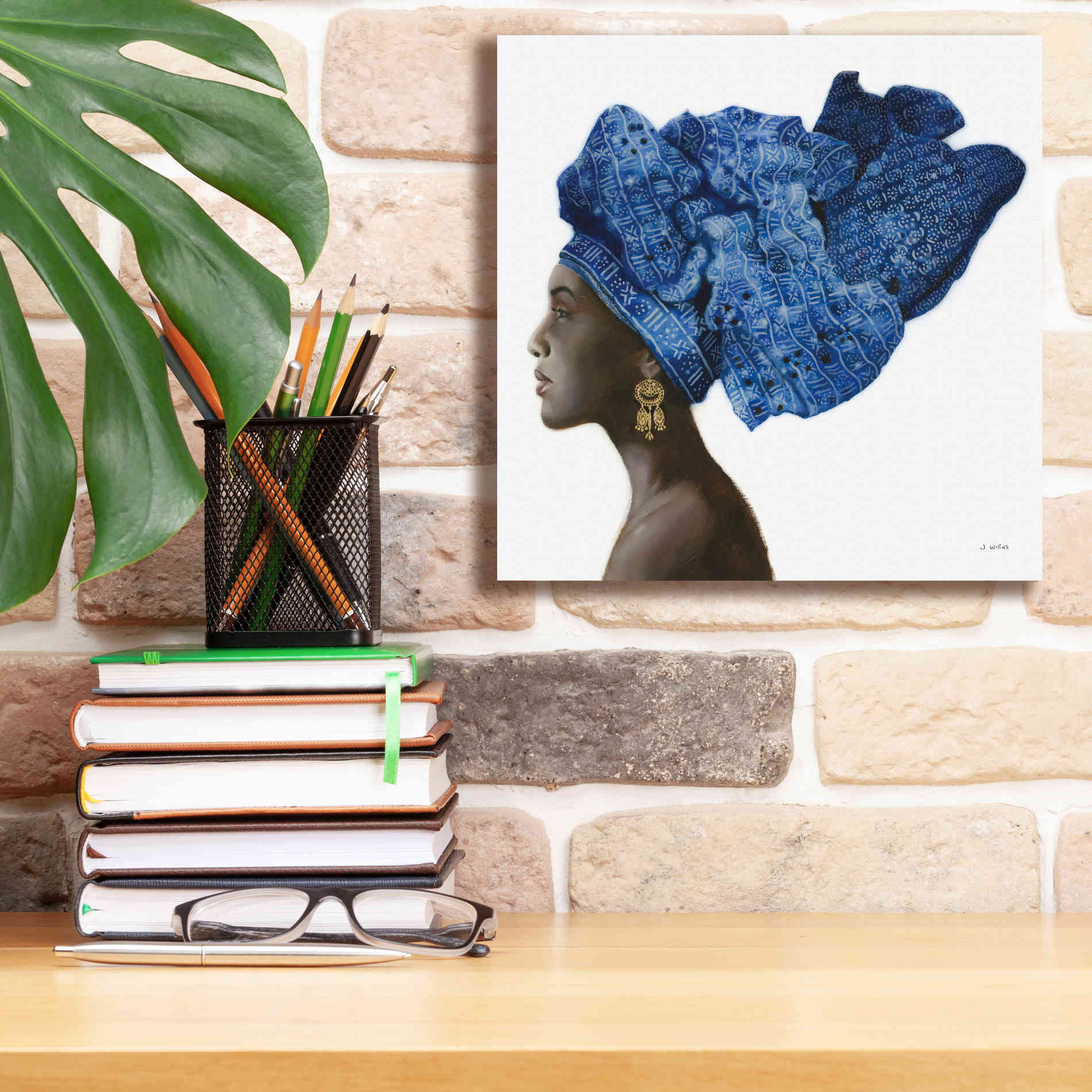 'Pure Style' by James Wiens, Canvas Wall Art,12 x 12