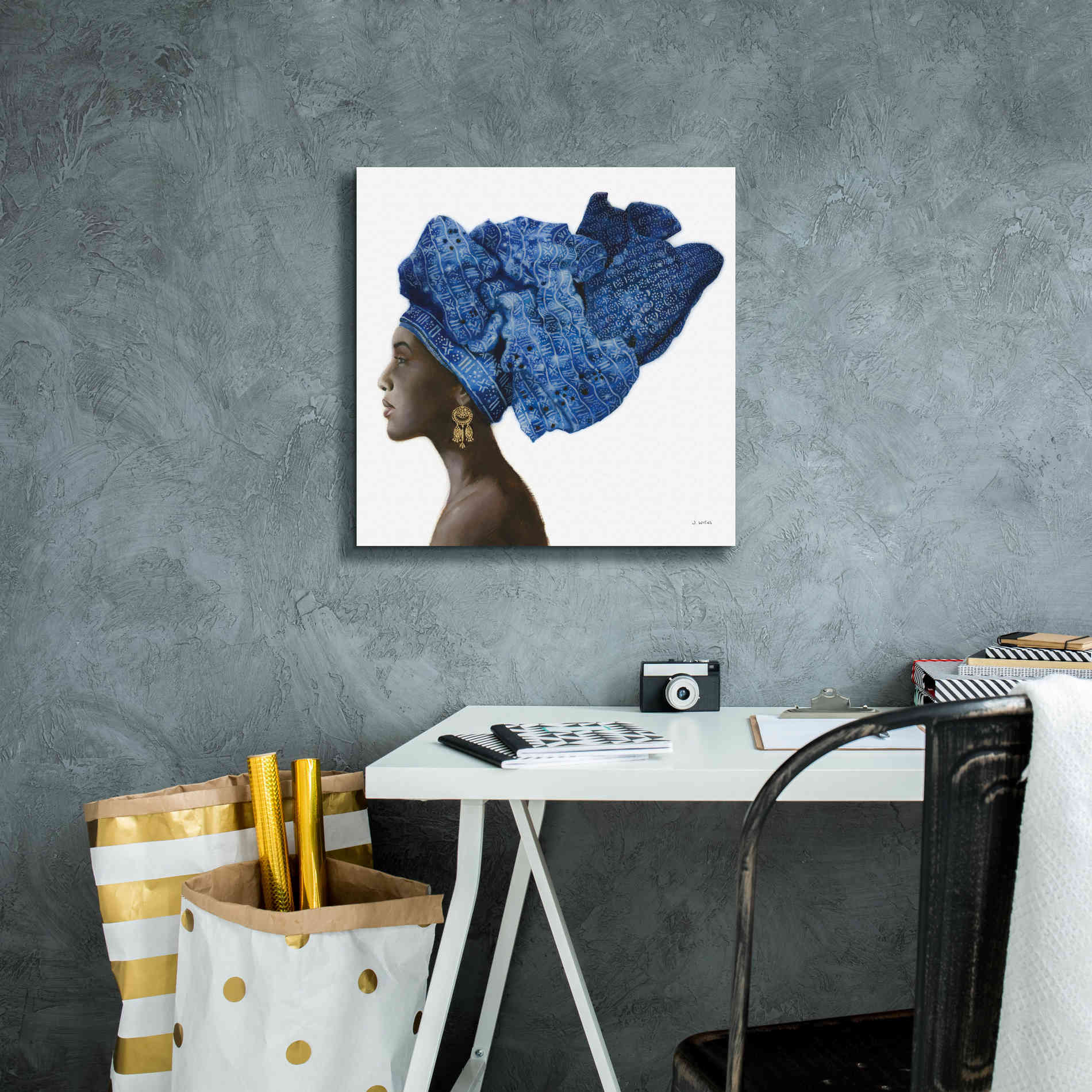 'Pure Style' by James Wiens, Canvas Wall Art,18 x 18