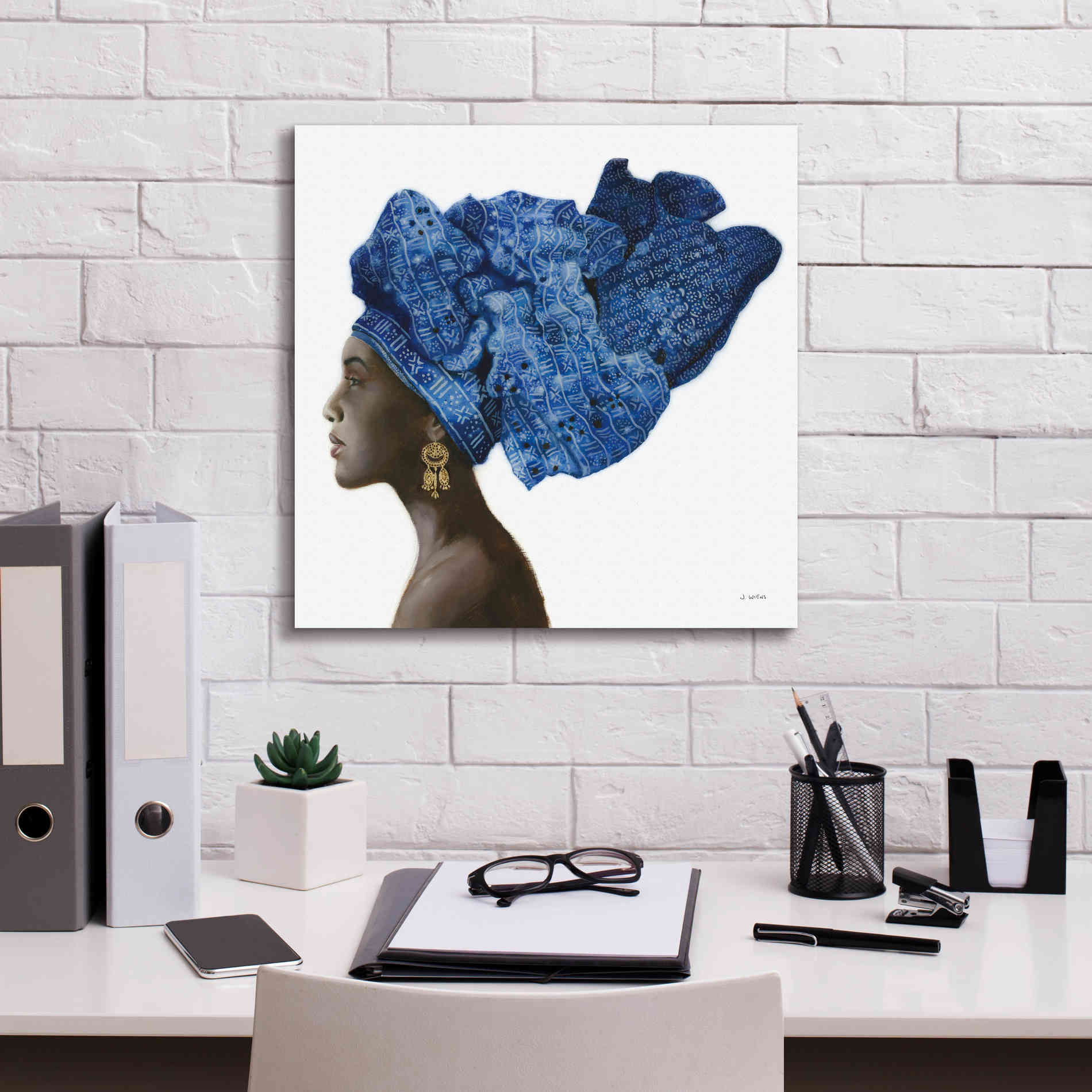 'Pure Style' by James Wiens, Canvas Wall Art,18 x 18