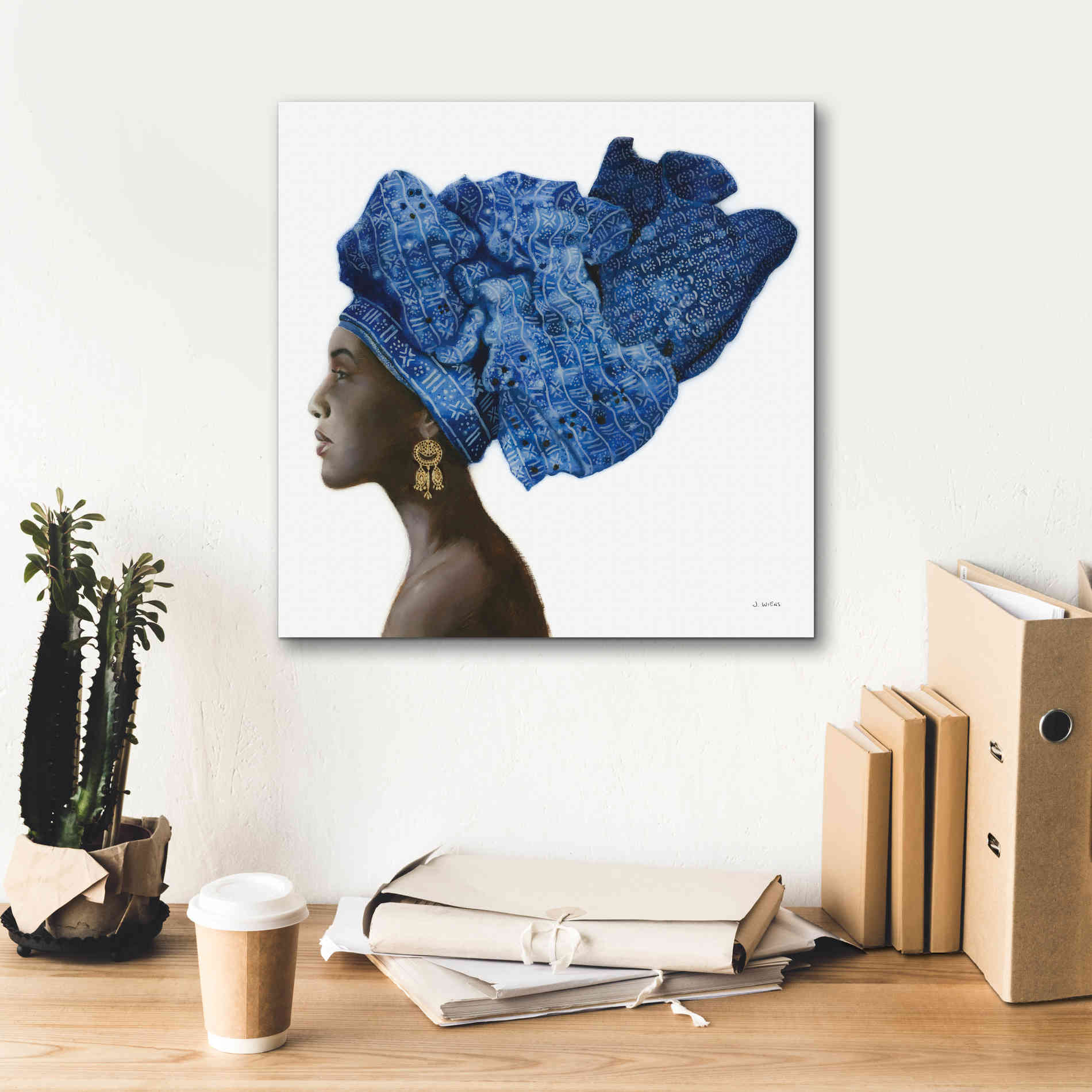 'Pure Style' by James Wiens, Canvas Wall Art,18 x 18