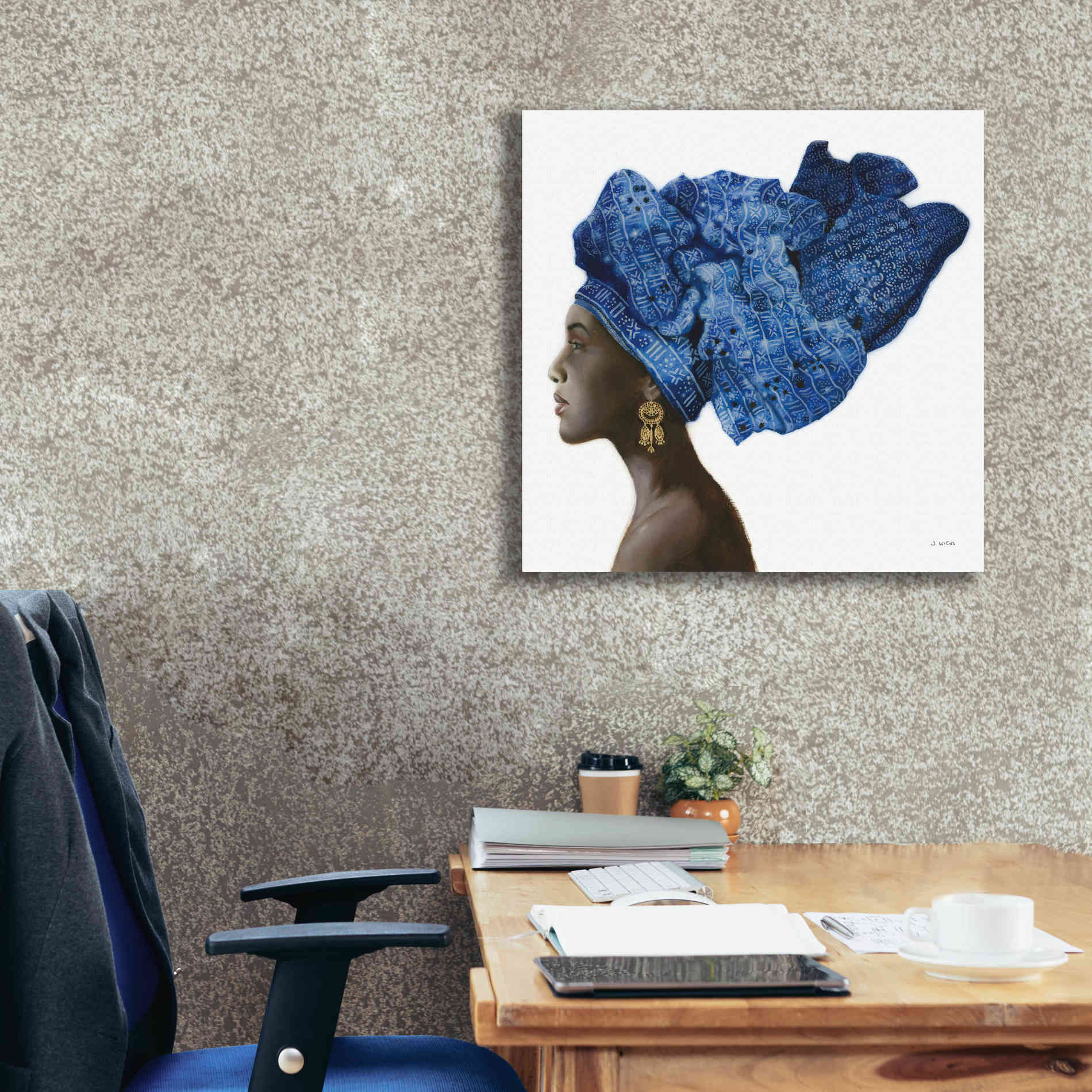 'Pure Style' by James Wiens, Canvas Wall Art,26 x 26