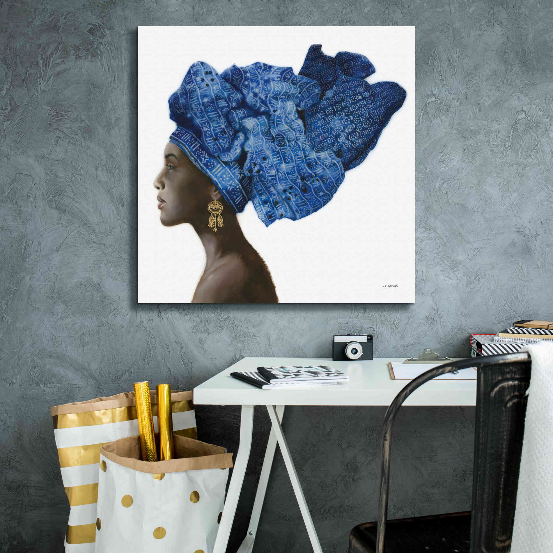 'Pure Style' by James Wiens, Canvas Wall Art,26 x 26