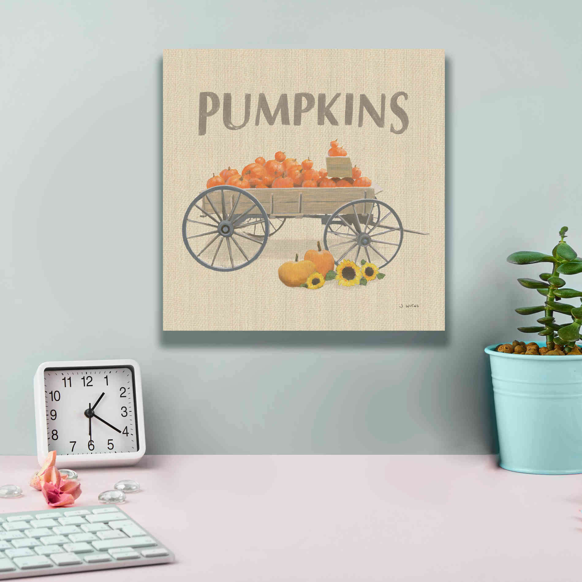 'Heartland Harvest Moments IV' by James Wiens, Canvas Wall Art,12 x 12