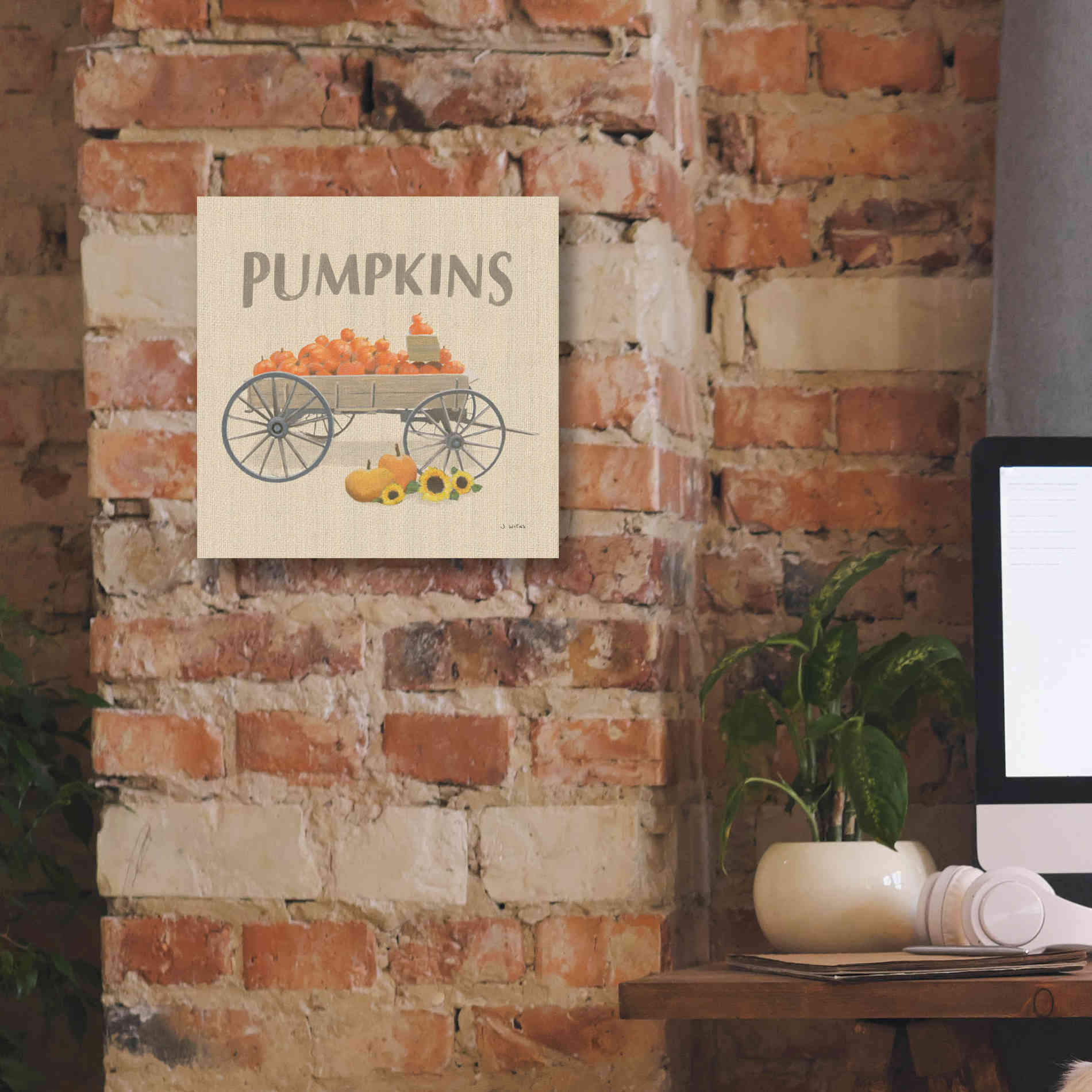 'Heartland Harvest Moments IV' by James Wiens, Canvas Wall Art,12 x 12