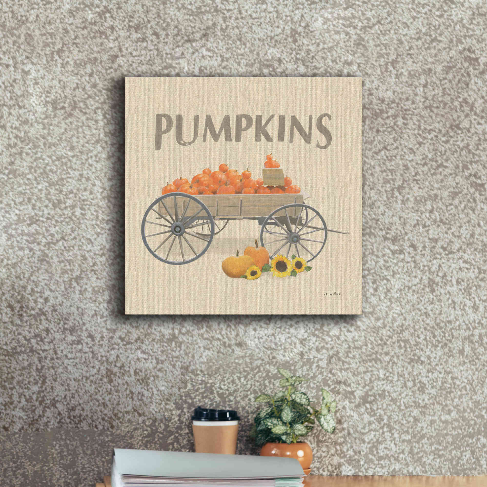 'Heartland Harvest Moments IV' by James Wiens, Canvas Wall Art,18 x 18