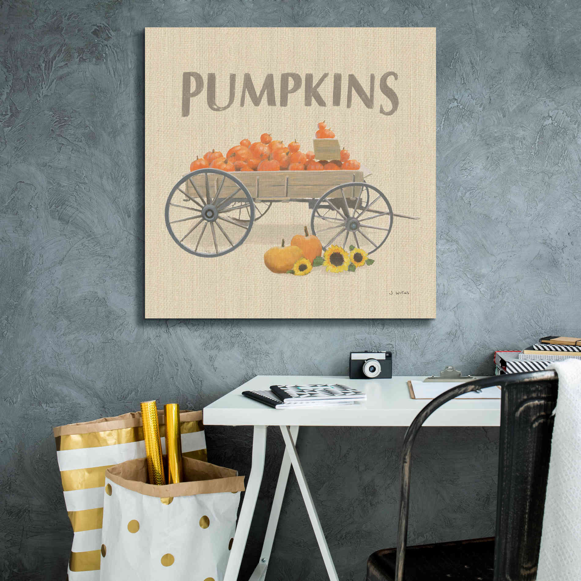 'Heartland Harvest Moments IV' by James Wiens, Canvas Wall Art,26 x 26