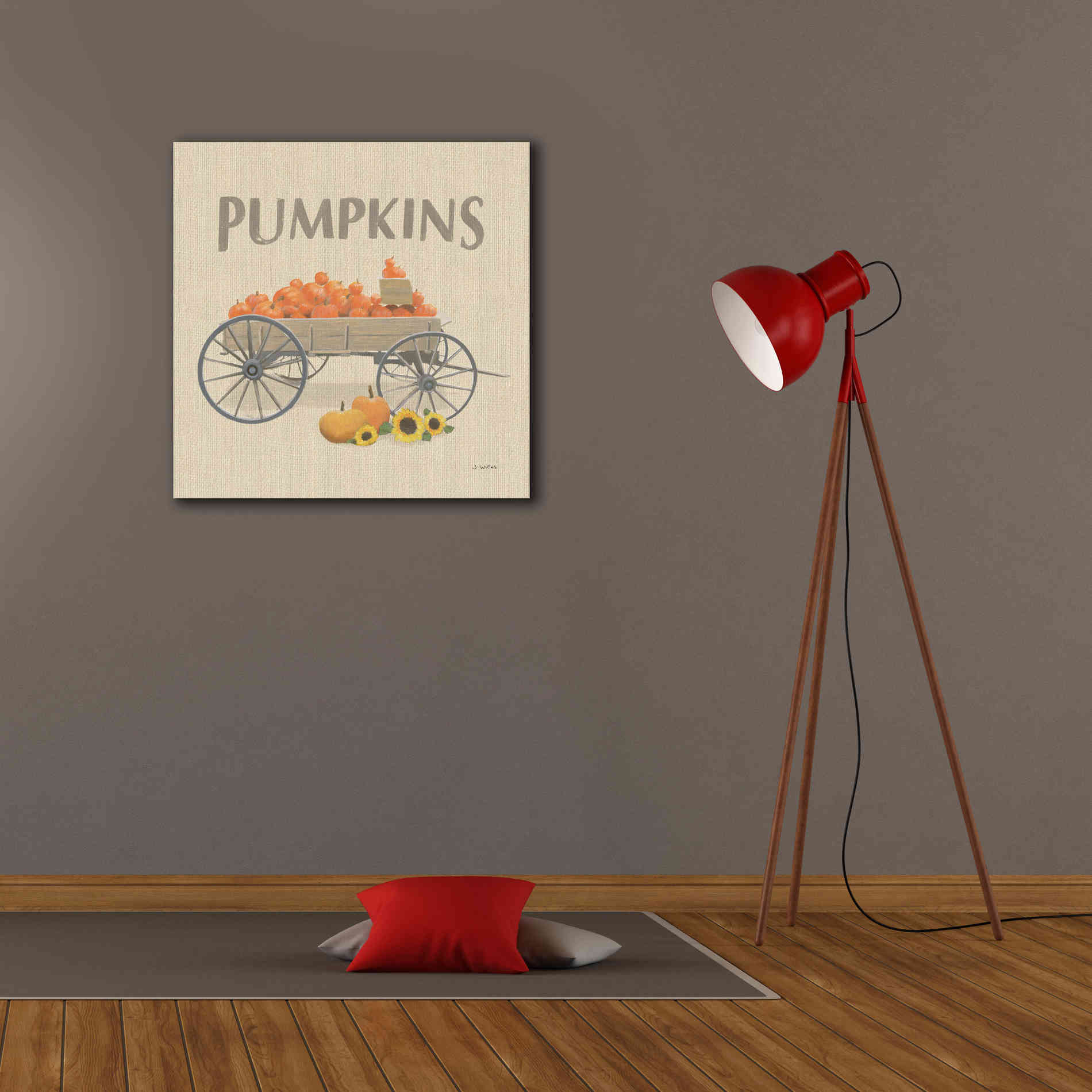 'Heartland Harvest Moments IV' by James Wiens, Canvas Wall Art,26 x 26