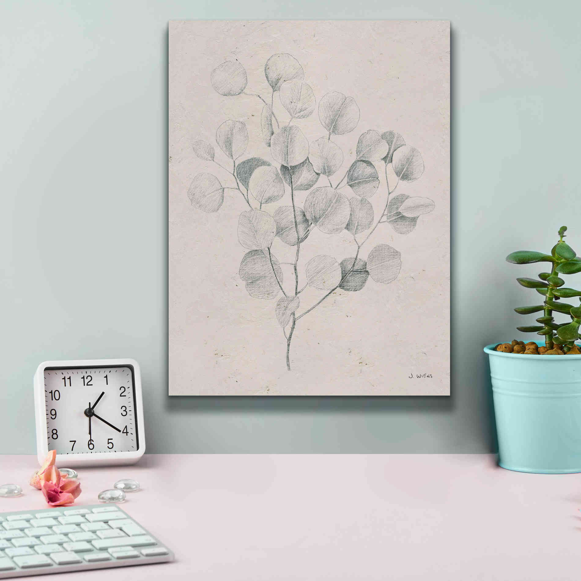 'Soft Summer Sketches II' by James Wiens, Canvas Wall Art,12 x 16