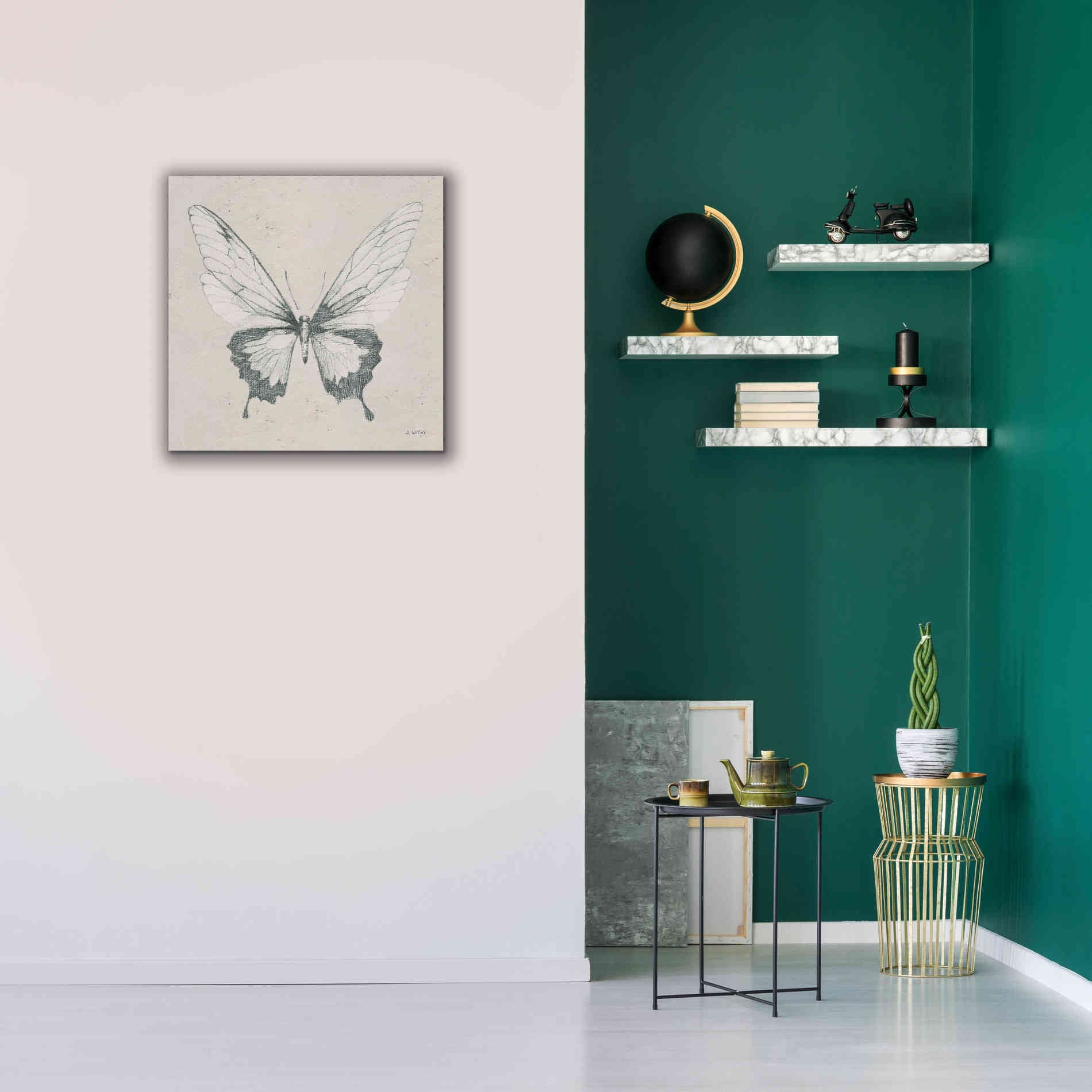 'Soft Summer Sketches V' by James Wiens, Canvas Wall Art,26 x 26