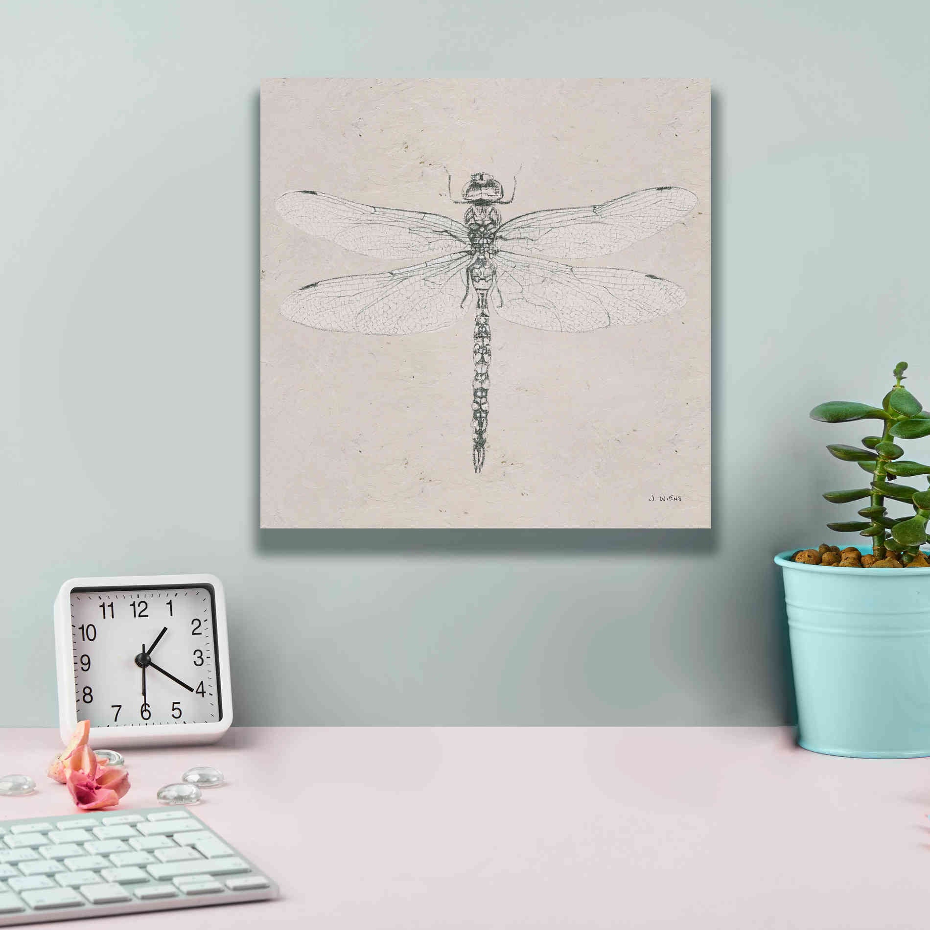 'Soft Summer Sketches VI' by James Wiens, Canvas Wall Art,12 x 12