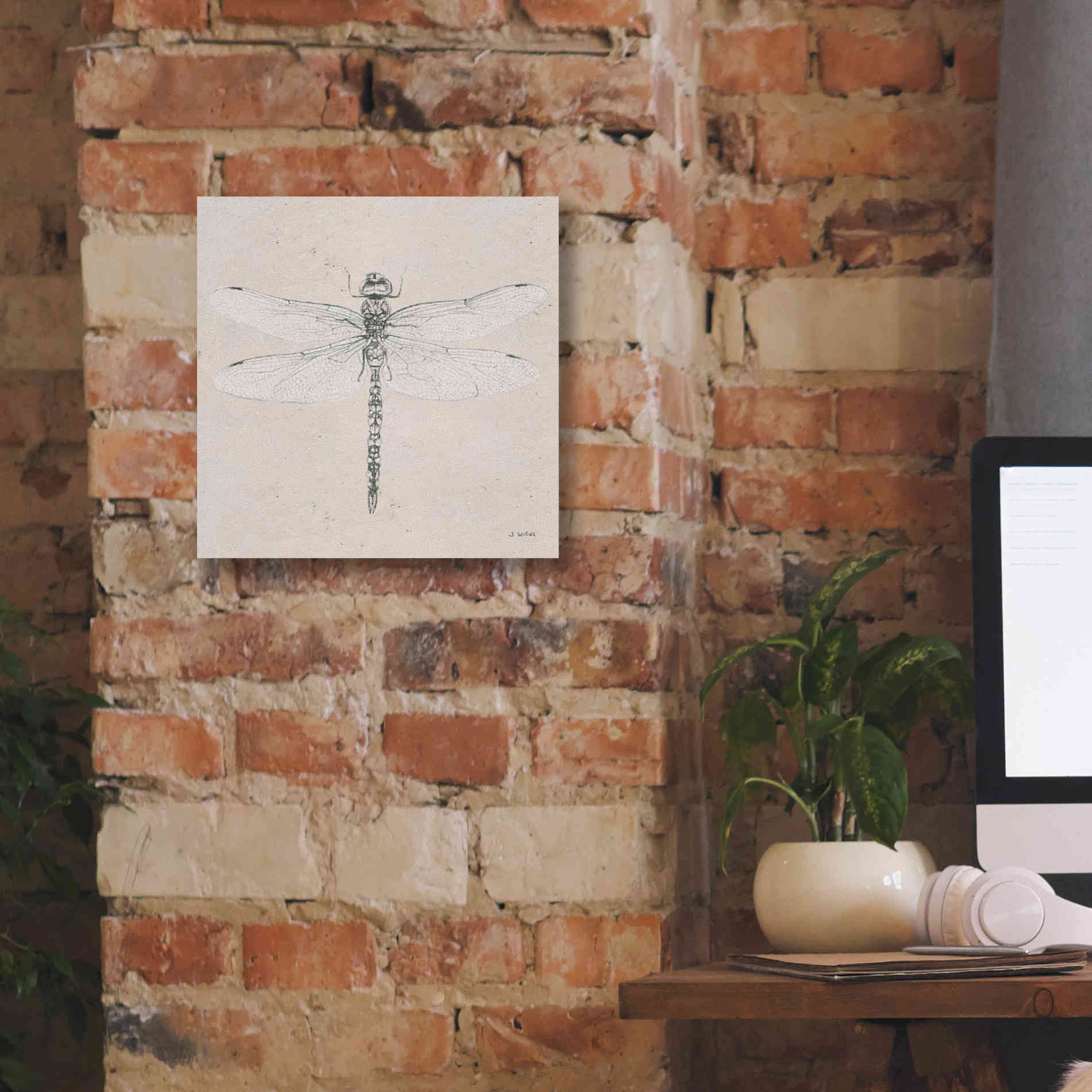 'Soft Summer Sketches VI' by James Wiens, Canvas Wall Art,12 x 12