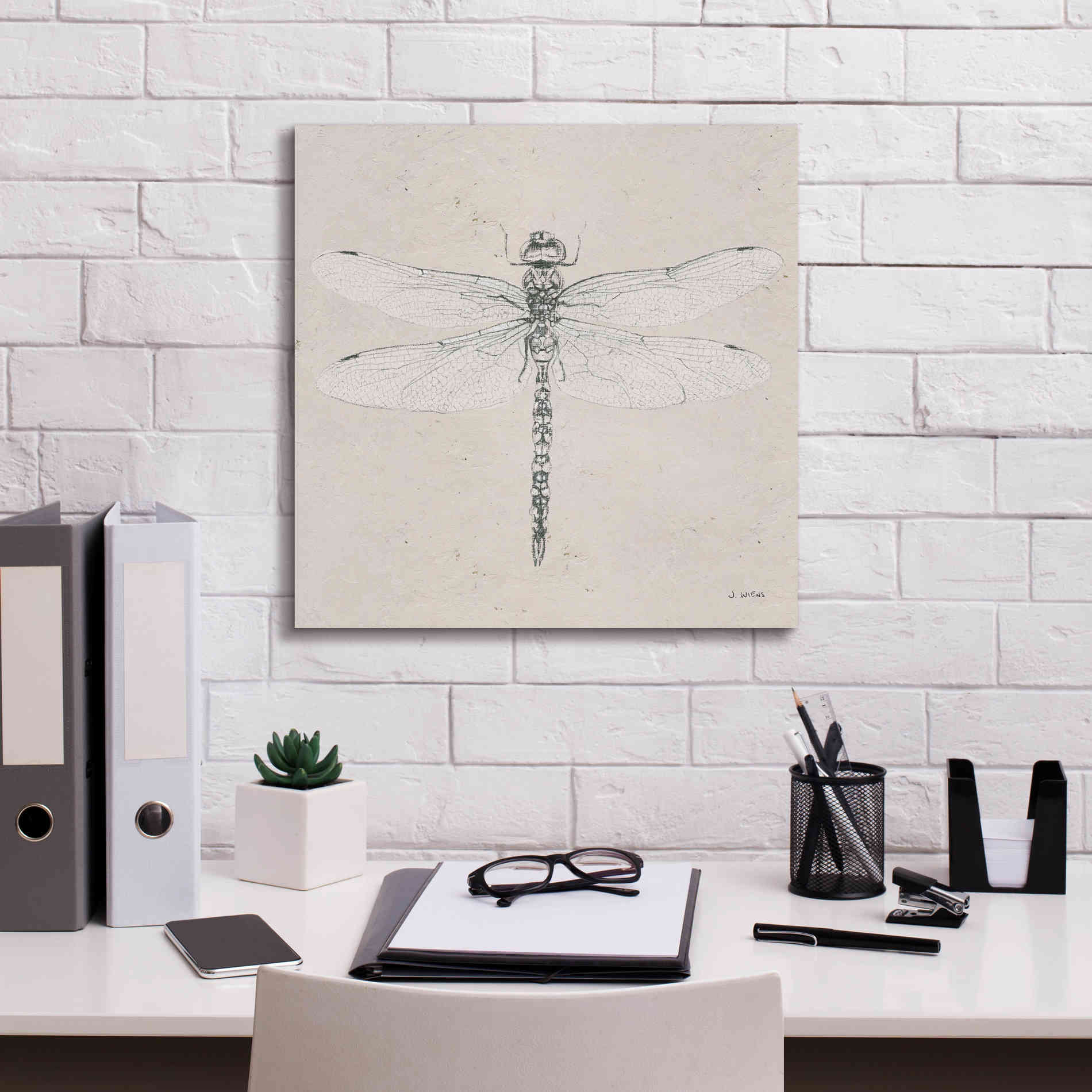 'Soft Summer Sketches VI' by James Wiens, Canvas Wall Art,18 x 18