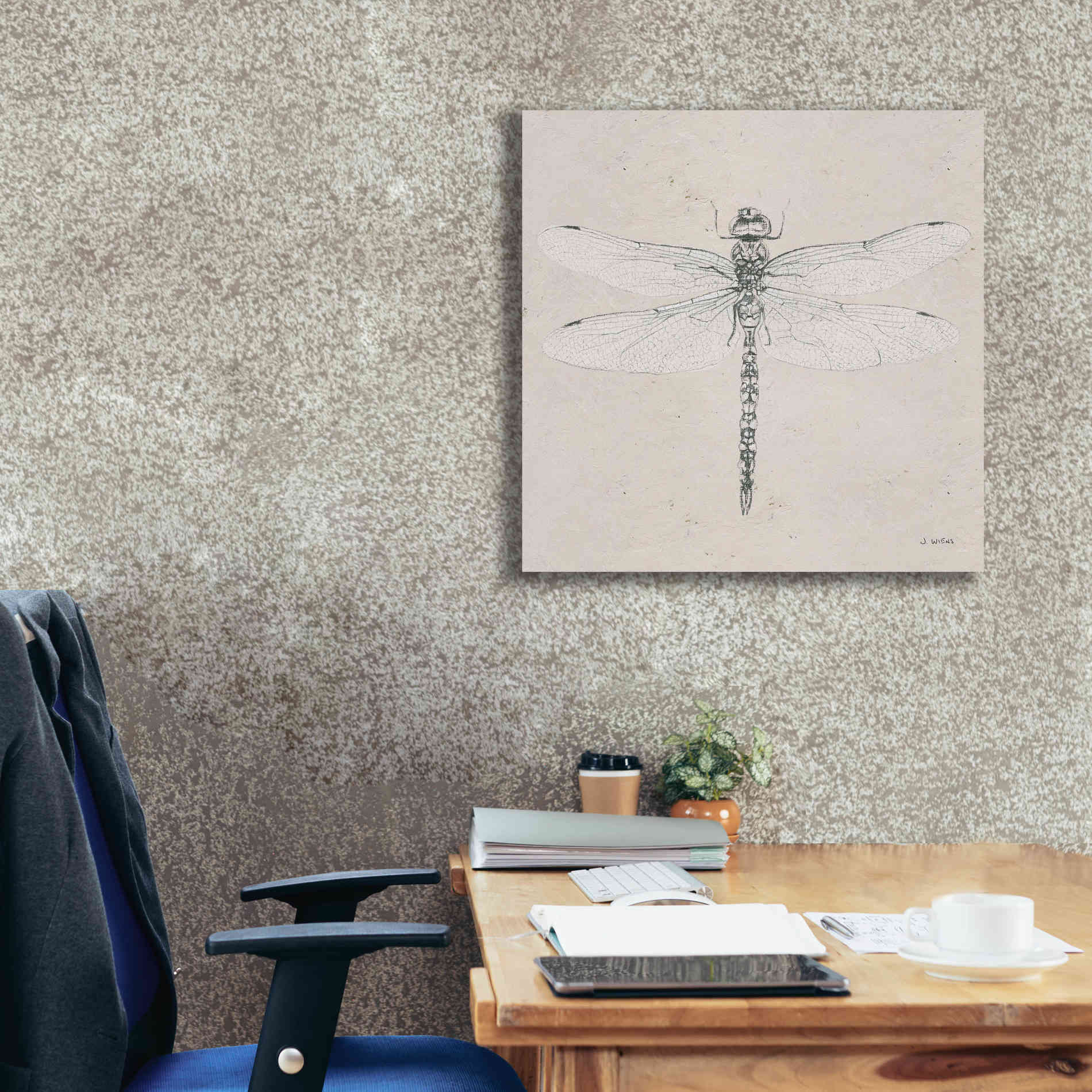 'Soft Summer Sketches VI' by James Wiens, Canvas Wall Art,26 x 26