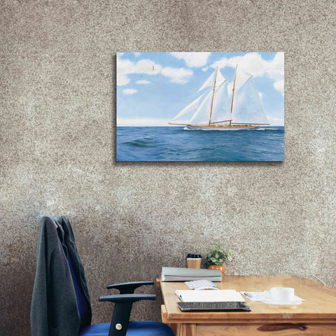 Image of 'Majestic Sailboat' by James Wiens, Canvas Wall Art,40 x 26