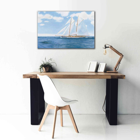 Image of 'Majestic Sailboat' by James Wiens, Canvas Wall Art,40 x 26