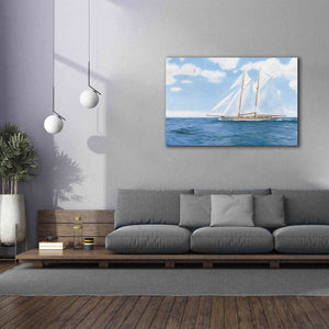 'Majestic Sailboat' by James Wiens, Canvas Wall Art,60 x 40