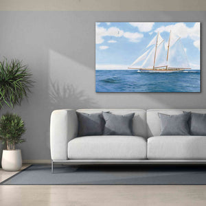 'Majestic Sailboat' by James Wiens, Canvas Wall Art,60 x 40