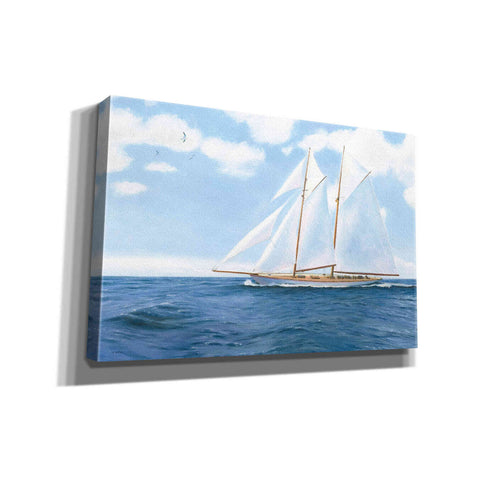 Image of 'Majestic Sailboat' by James Wiens, Canvas Wall Art,18x12x1.1x0,26x18x1.1x0,40x26x1.74x0,60x40x1.74x0