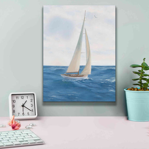 Image of 'A Day at Sea I' by James Wiens, Canvas Wall Art,12 x 16