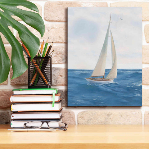 Image of 'A Day at Sea I' by James Wiens, Canvas Wall Art,12 x 16