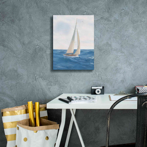 Image of 'A Day at Sea I' by James Wiens, Canvas Wall Art,12 x 16