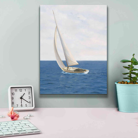 Image of 'A Day at Sea II' by James Wiens, Canvas Wall Art,12 x 16