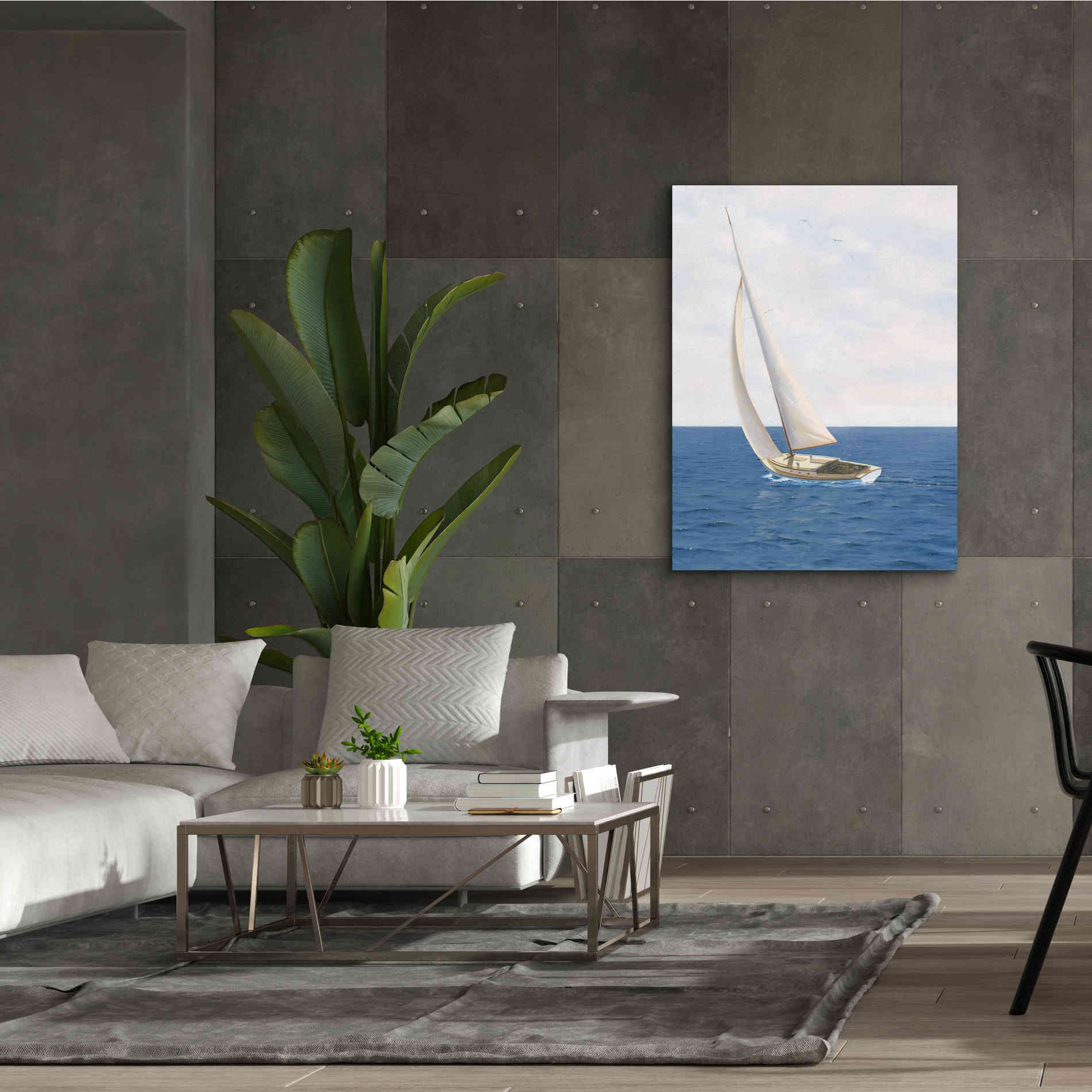 'A Day at Sea II' by James Wiens, Canvas Wall Art,40 x 54