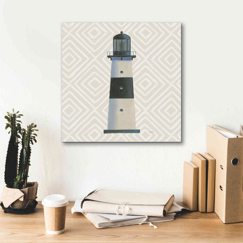 Image of 'A Day at Sea III' by James Wiens, Canvas Wall Art,18 x 18