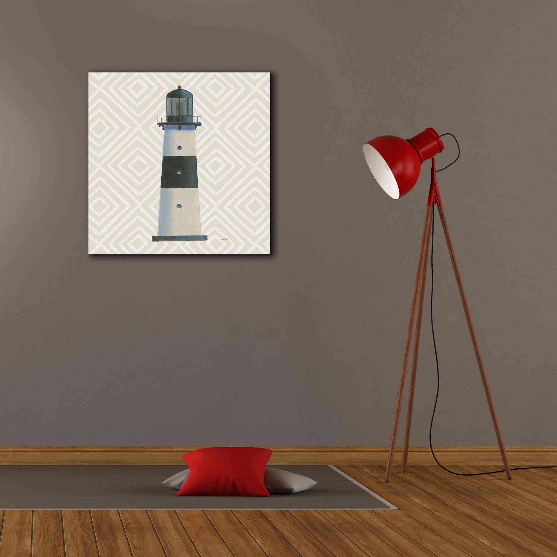 'A Day at Sea III' by James Wiens, Canvas Wall Art,26 x 26