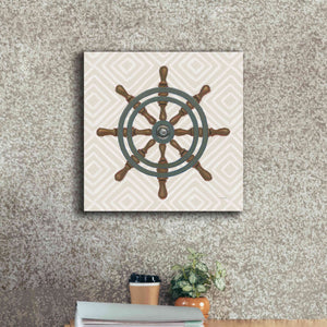 'A Day at Sea IV' by James Wiens, Canvas Wall Art,18 x 18