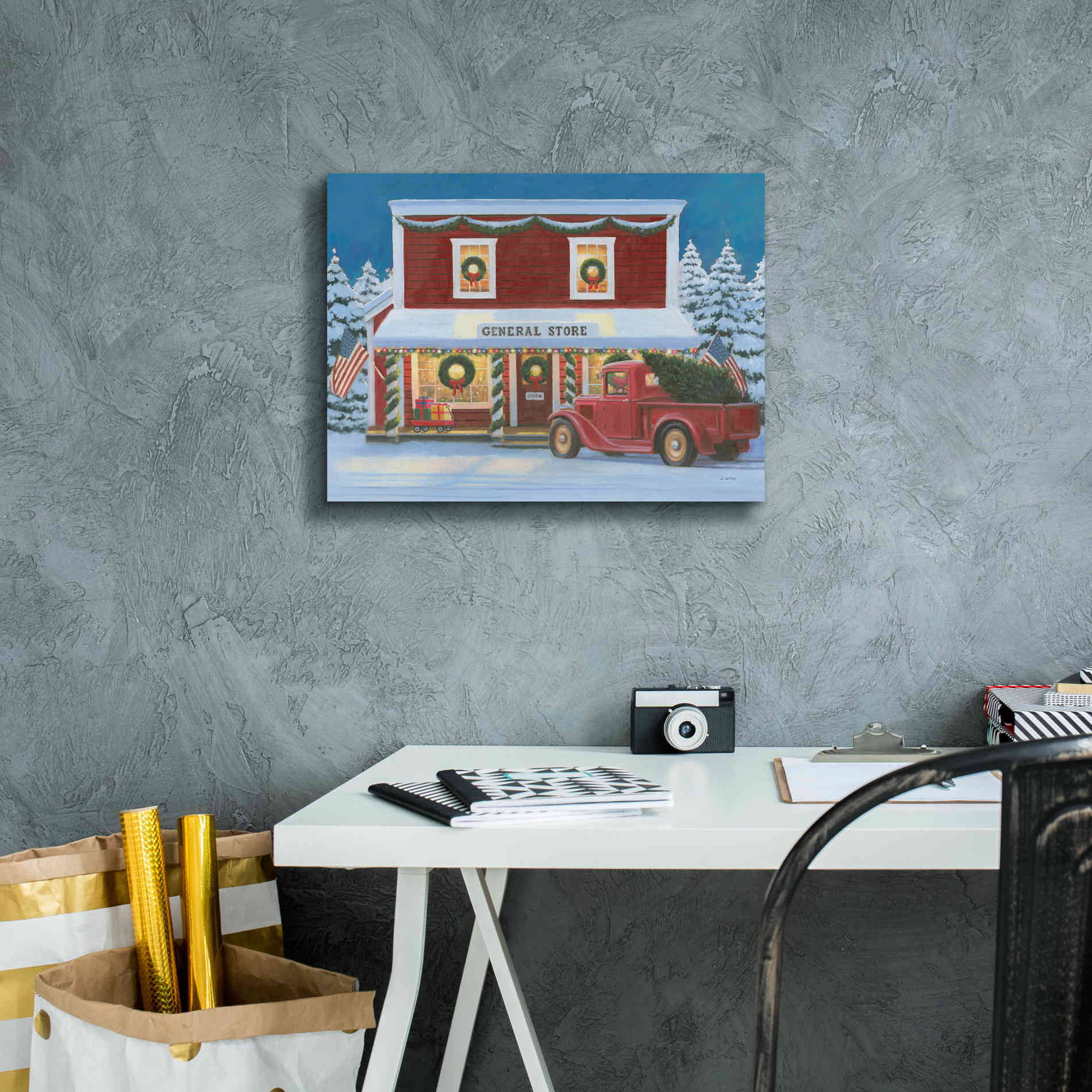 'Holiday Moments I' by James Wiens, Canvas Wall Art,16 x 12