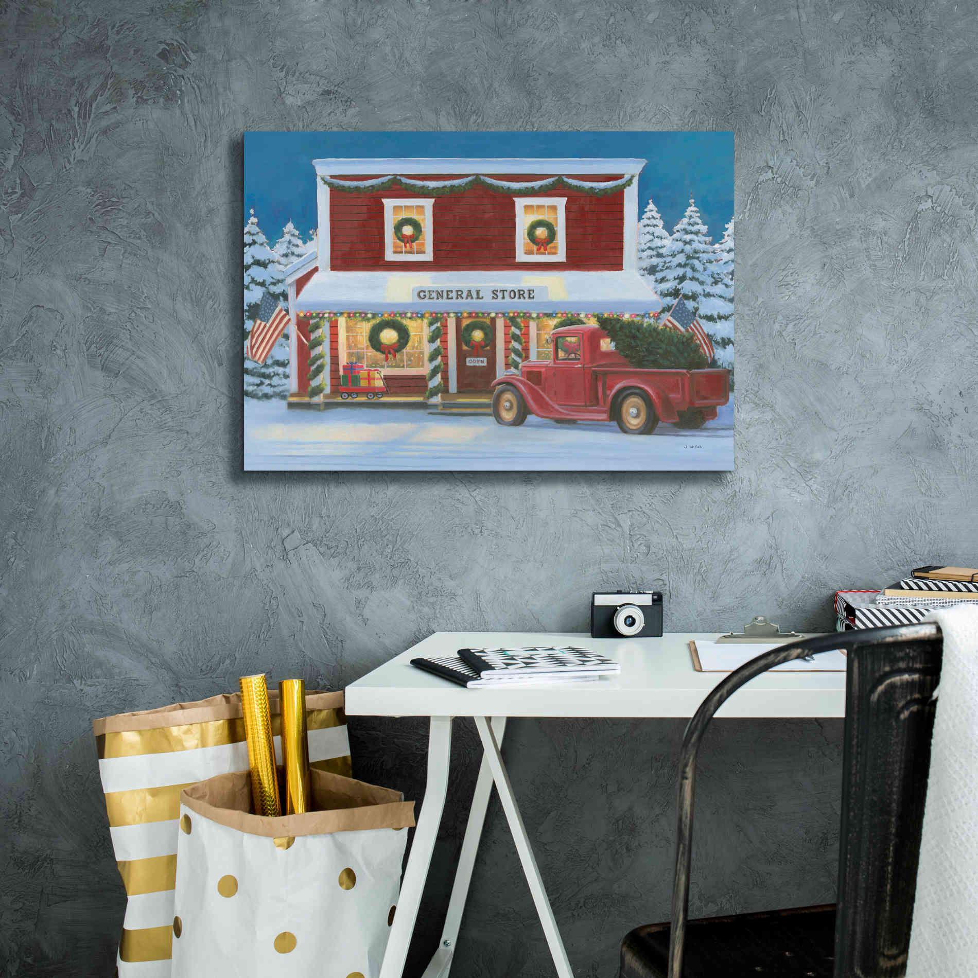 'Holiday Moments I' by James Wiens, Canvas Wall Art,26 x 18