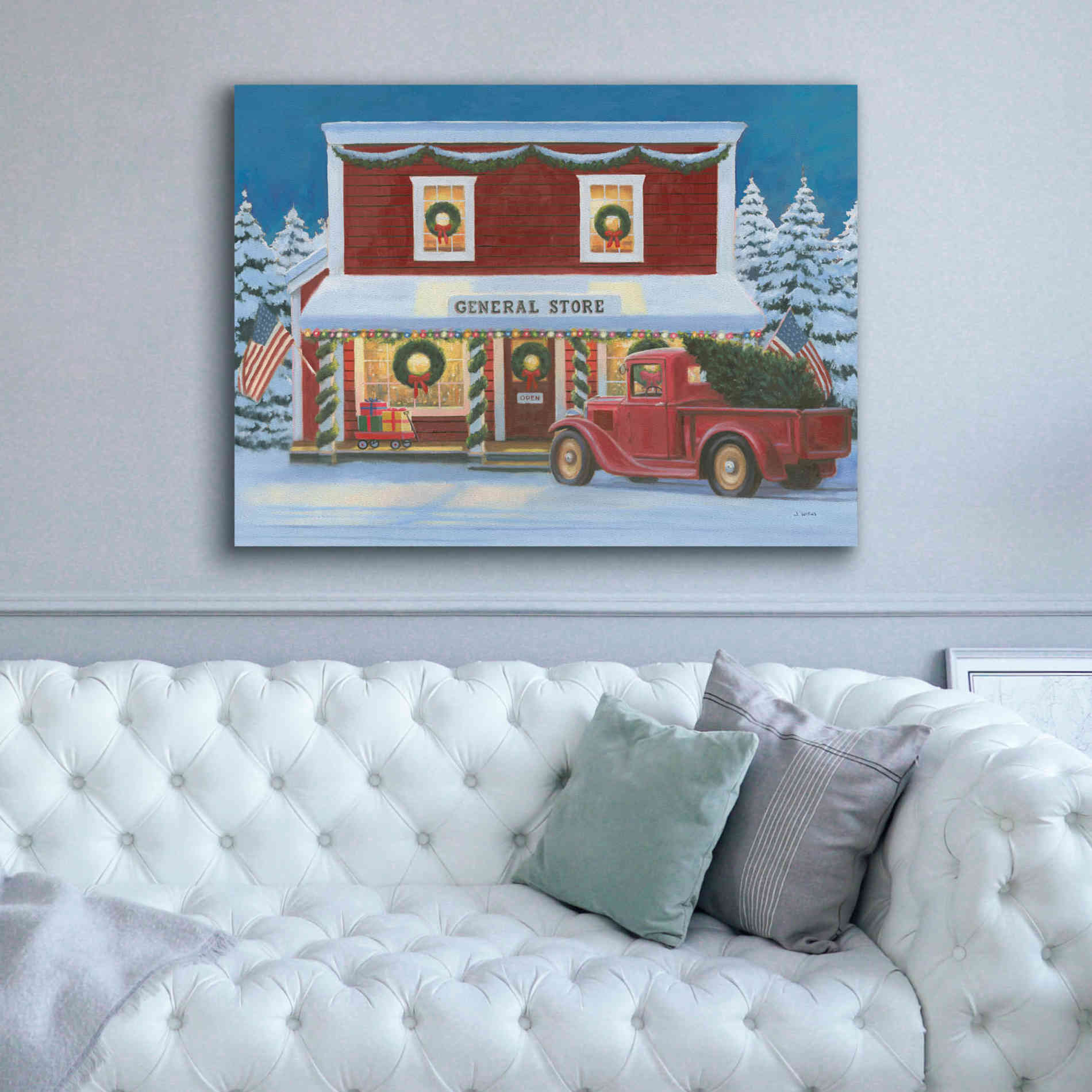 'Holiday Moments I' by James Wiens, Canvas Wall Art,54 x 40