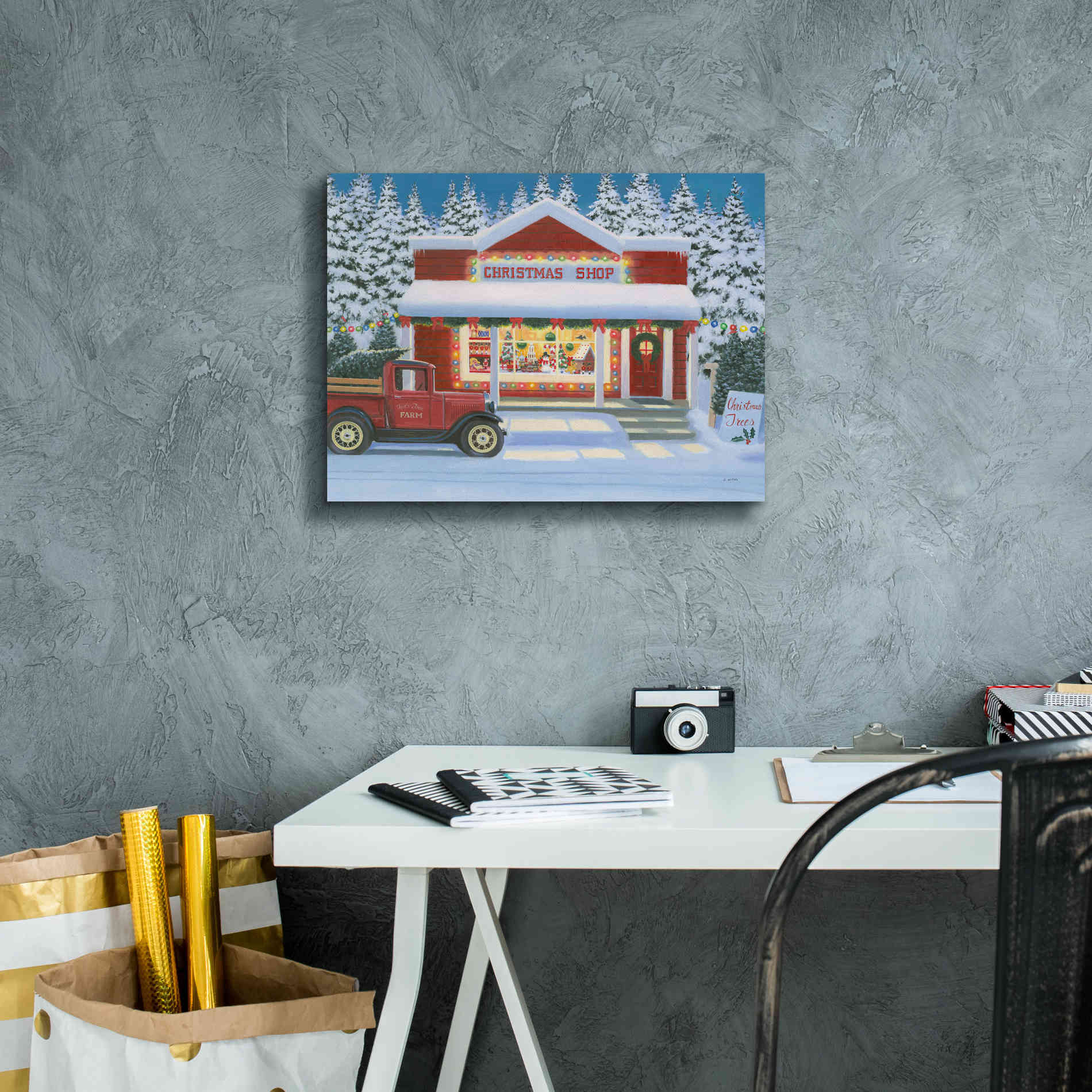 'Holiday Moments II' by James Wiens, Canvas Wall Art,16 x 12