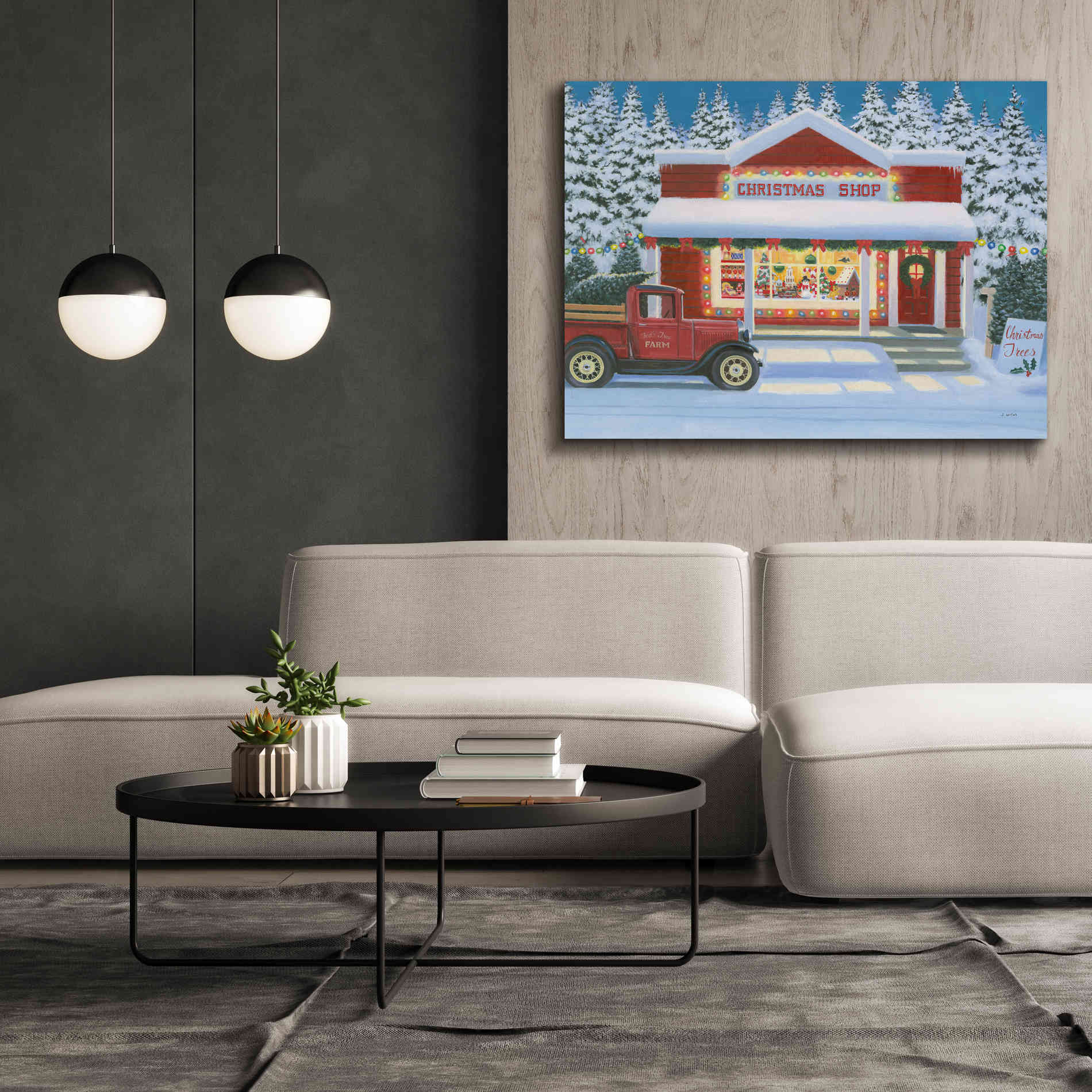 'Holiday Moments II' by James Wiens, Canvas Wall Art,54 x 40