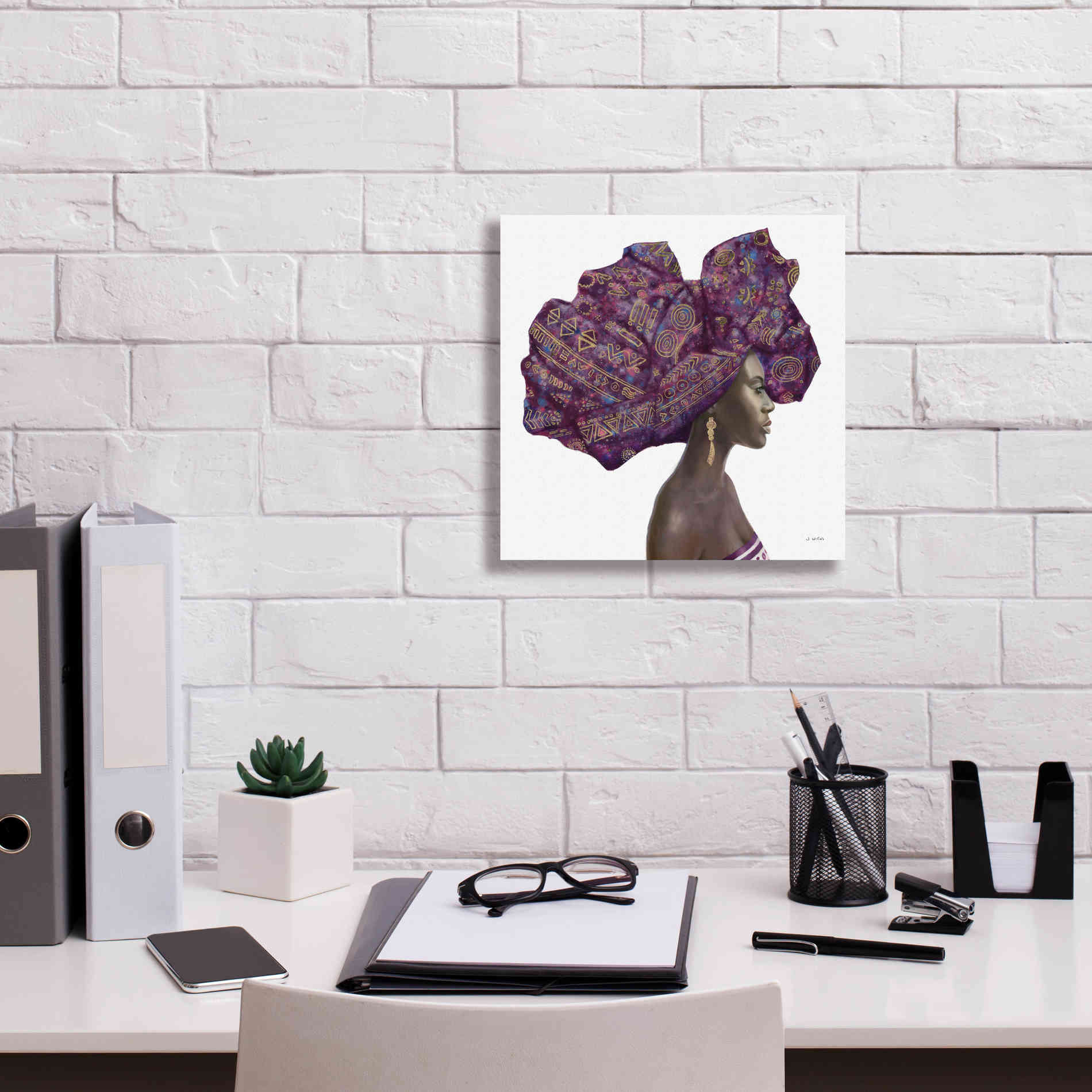 'Pure Style II' by James Wiens, Canvas Wall Art,12 x 12