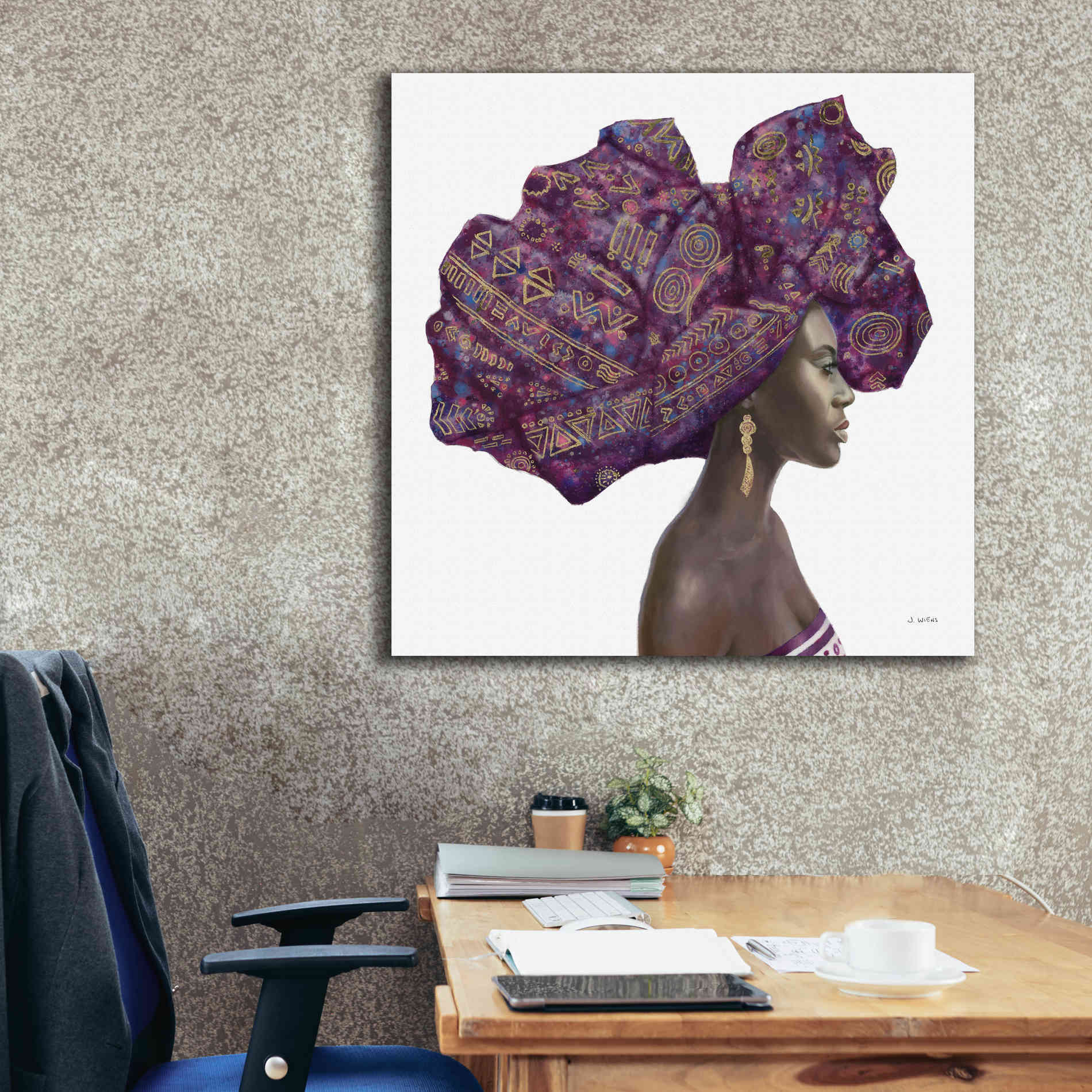 'Pure Style II' by James Wiens, Canvas Wall Art,37 x 37