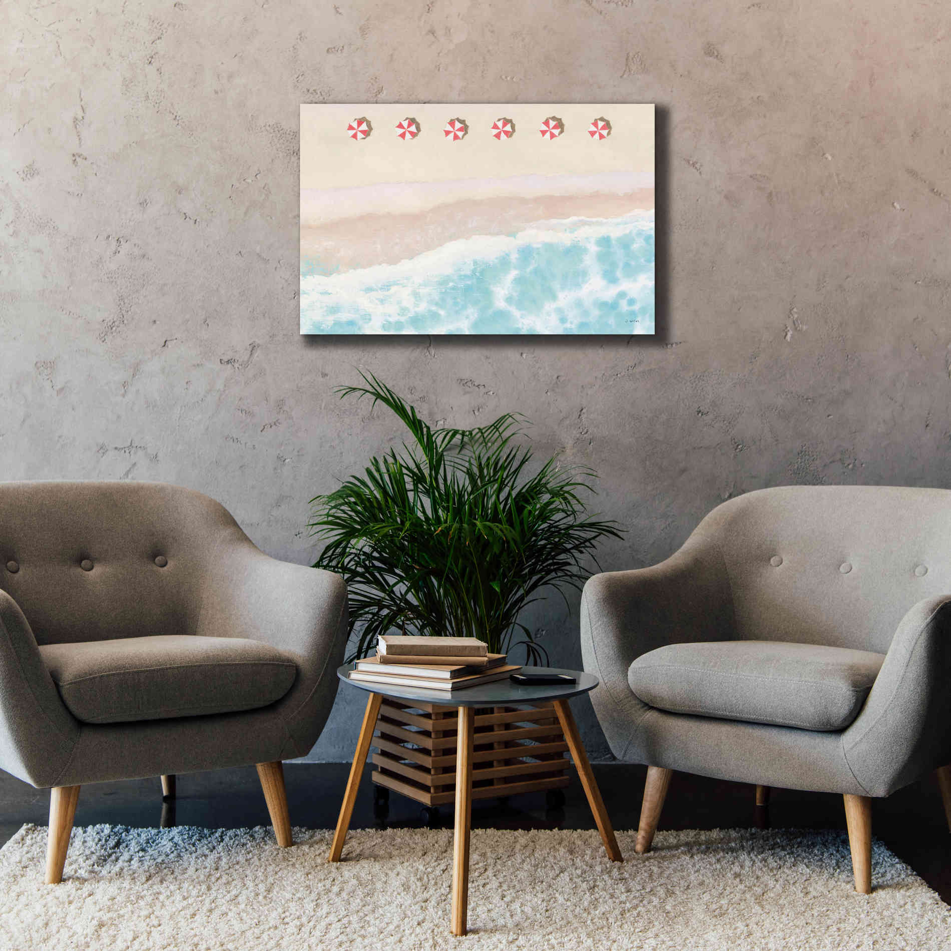 'Sky Seaview I' by James Wiens, Canvas Wall Art,40 x 26