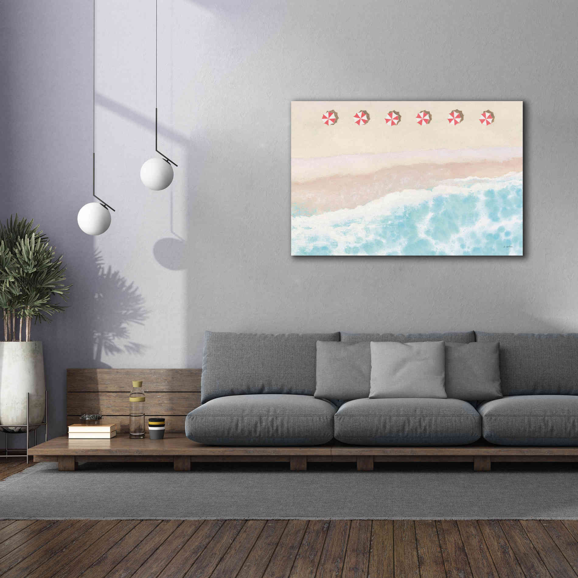 'Sky Seaview I' by James Wiens, Canvas Wall Art,60 x 40