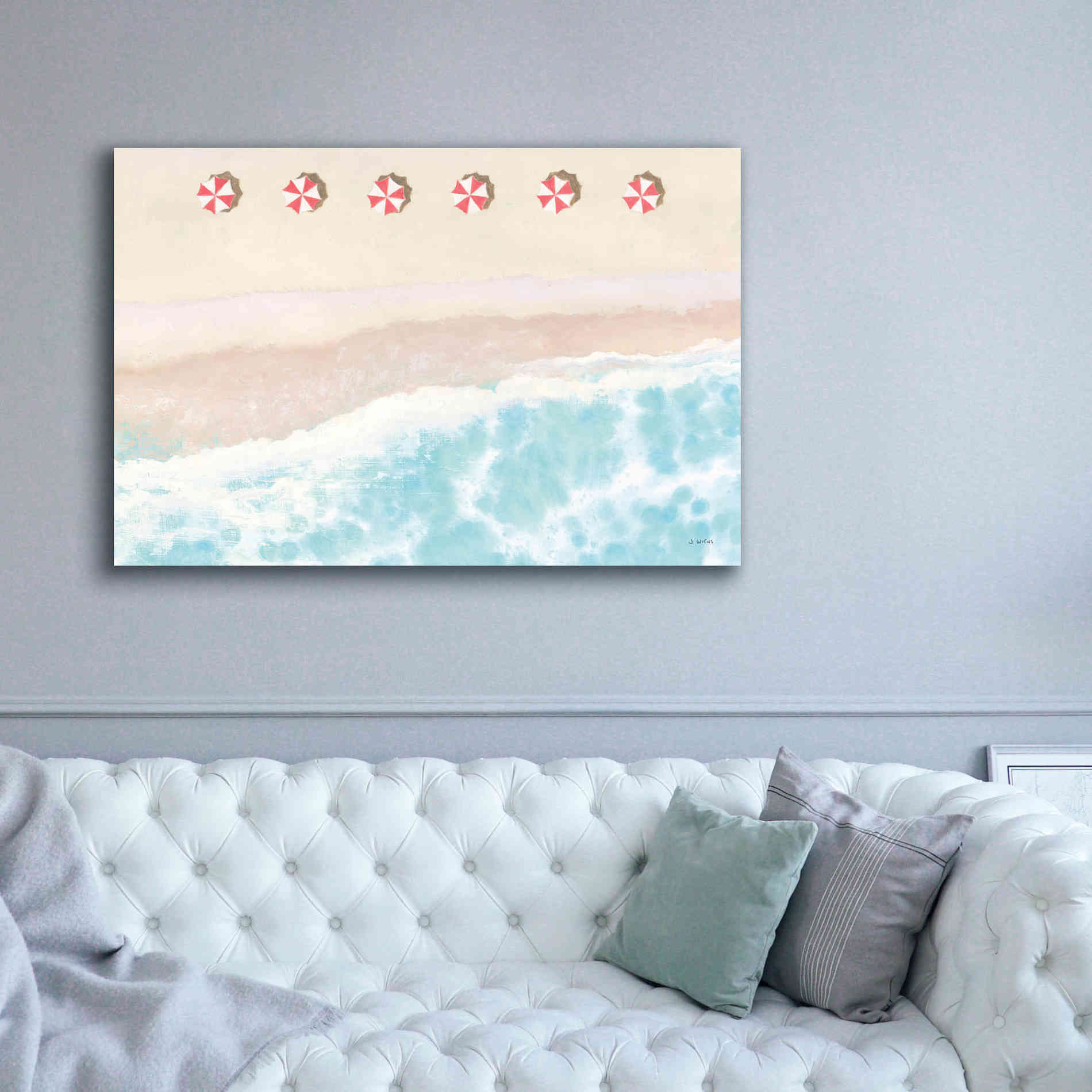 'Sky Seaview I' by James Wiens, Canvas Wall Art,60 x 40