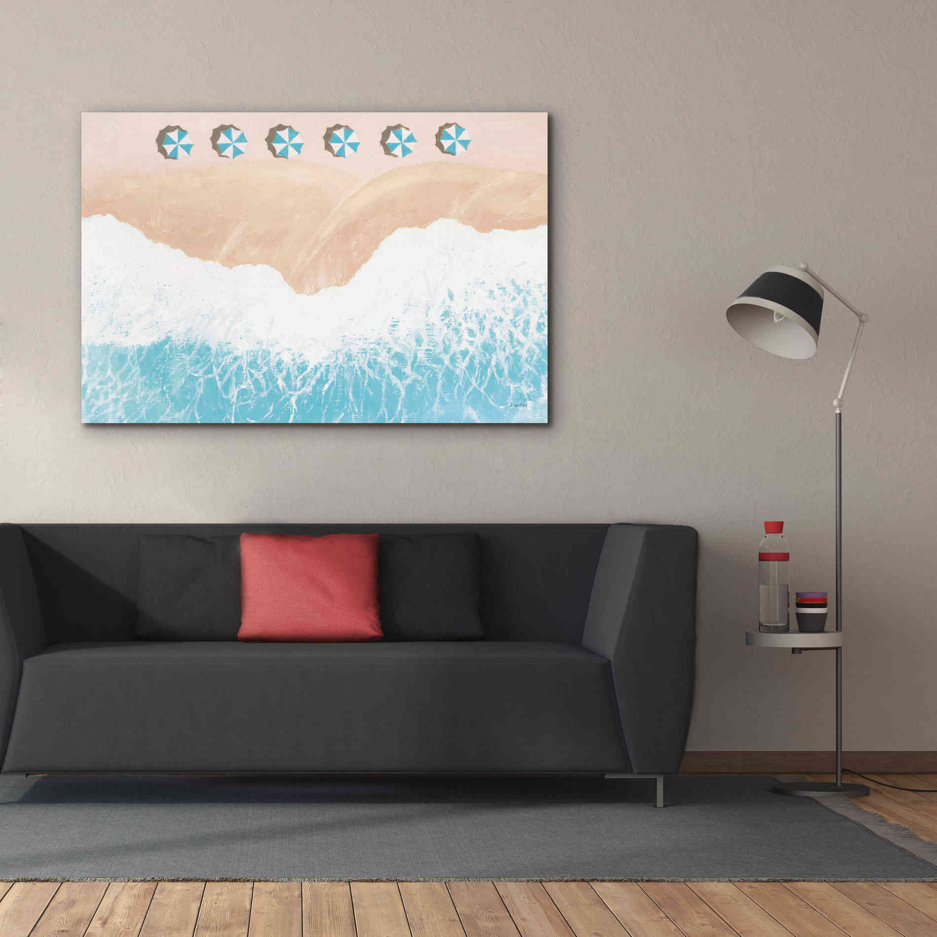 'Sky Seaview II' by James Wiens, Canvas Wall Art,60 x 40