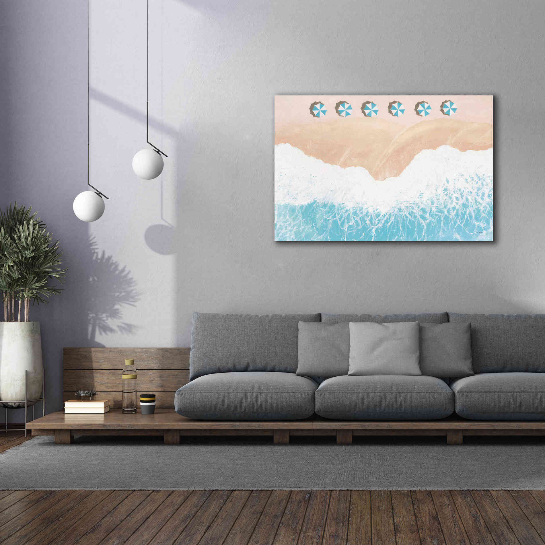 'Sky Seaview II' by James Wiens, Canvas Wall Art,60 x 40