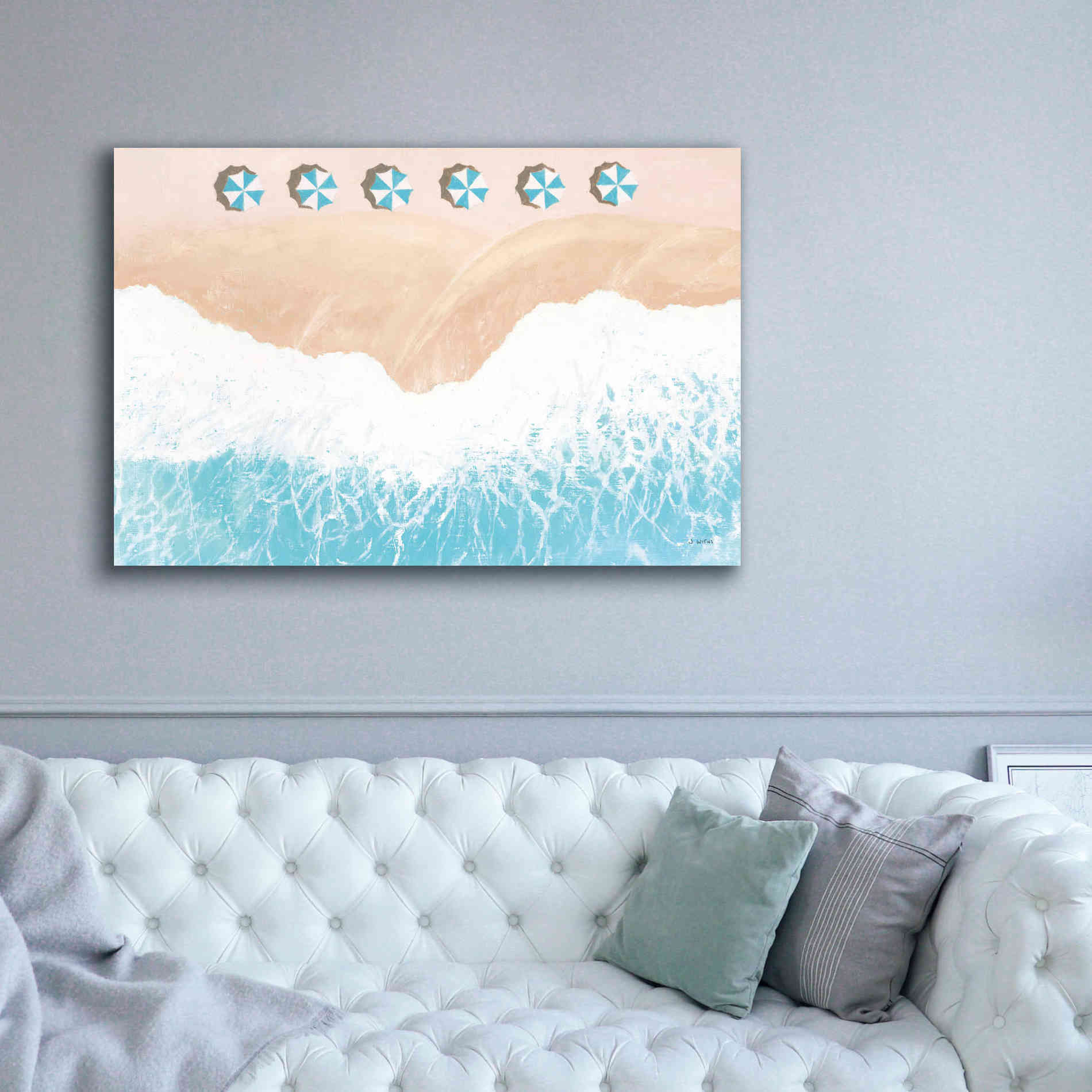 'Sky Seaview II' by James Wiens, Canvas Wall Art,60 x 40