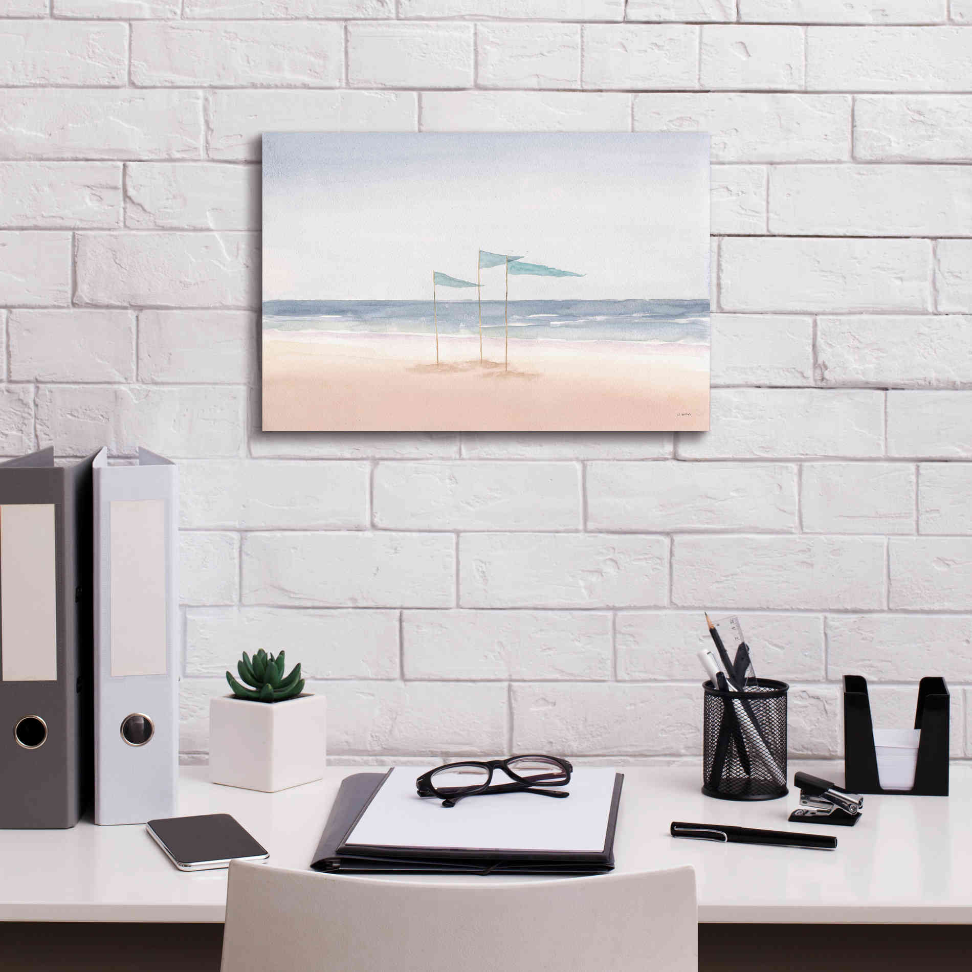 'Salento Coast I' by James Wiens, Canvas Wall Art,18 x 12