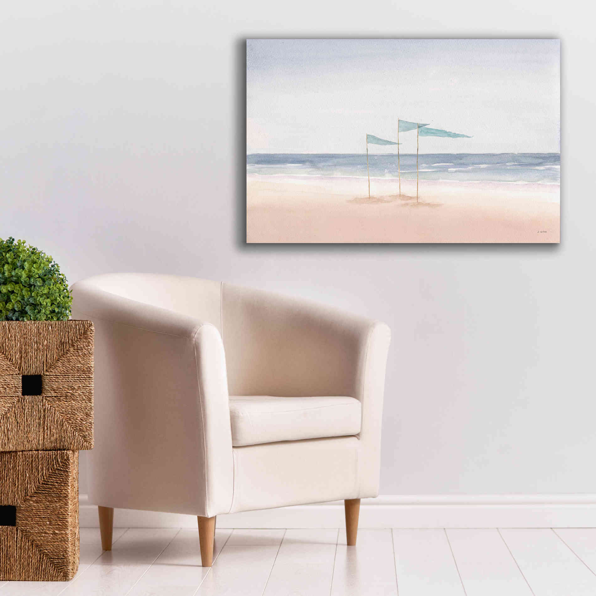 'Salento Coast I' by James Wiens, Canvas Wall Art,40 x 26