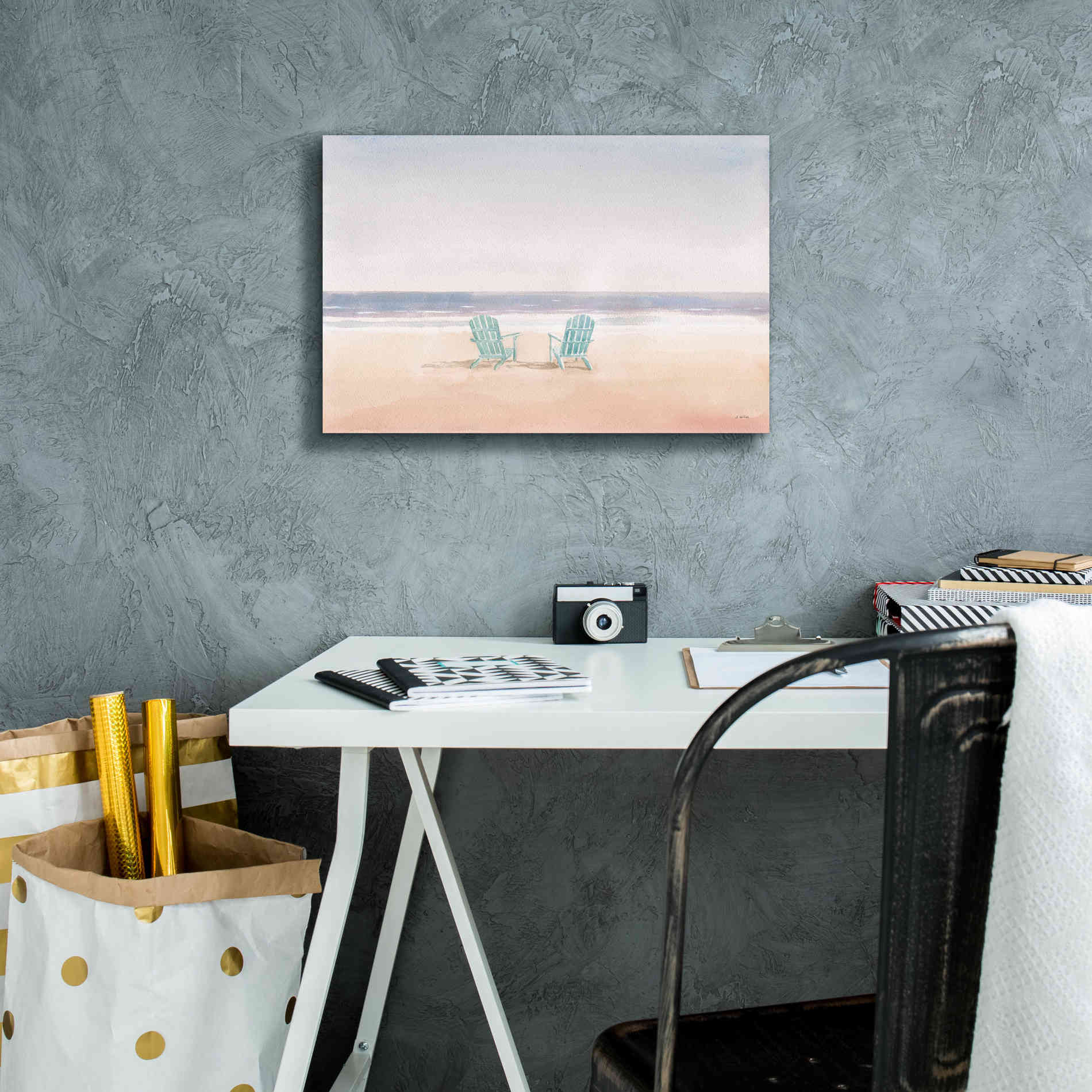 'Salento Coast II' by James Wiens, Canvas Wall Art,18 x 12