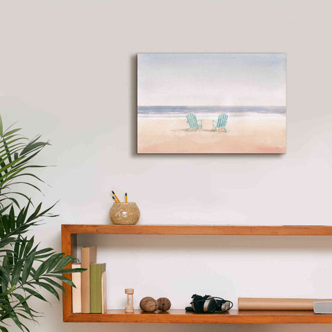 Image of 'Salento Coast II' by James Wiens, Canvas Wall Art,18 x 12